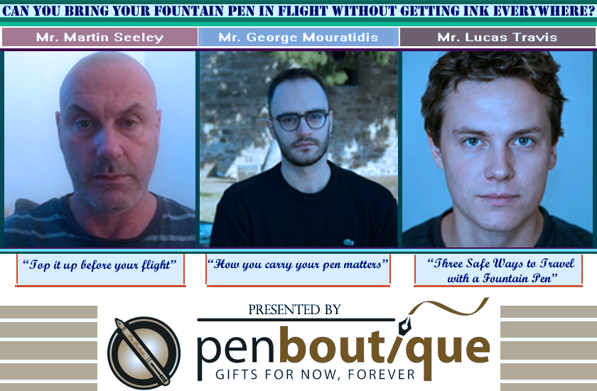traveling with fountain pens