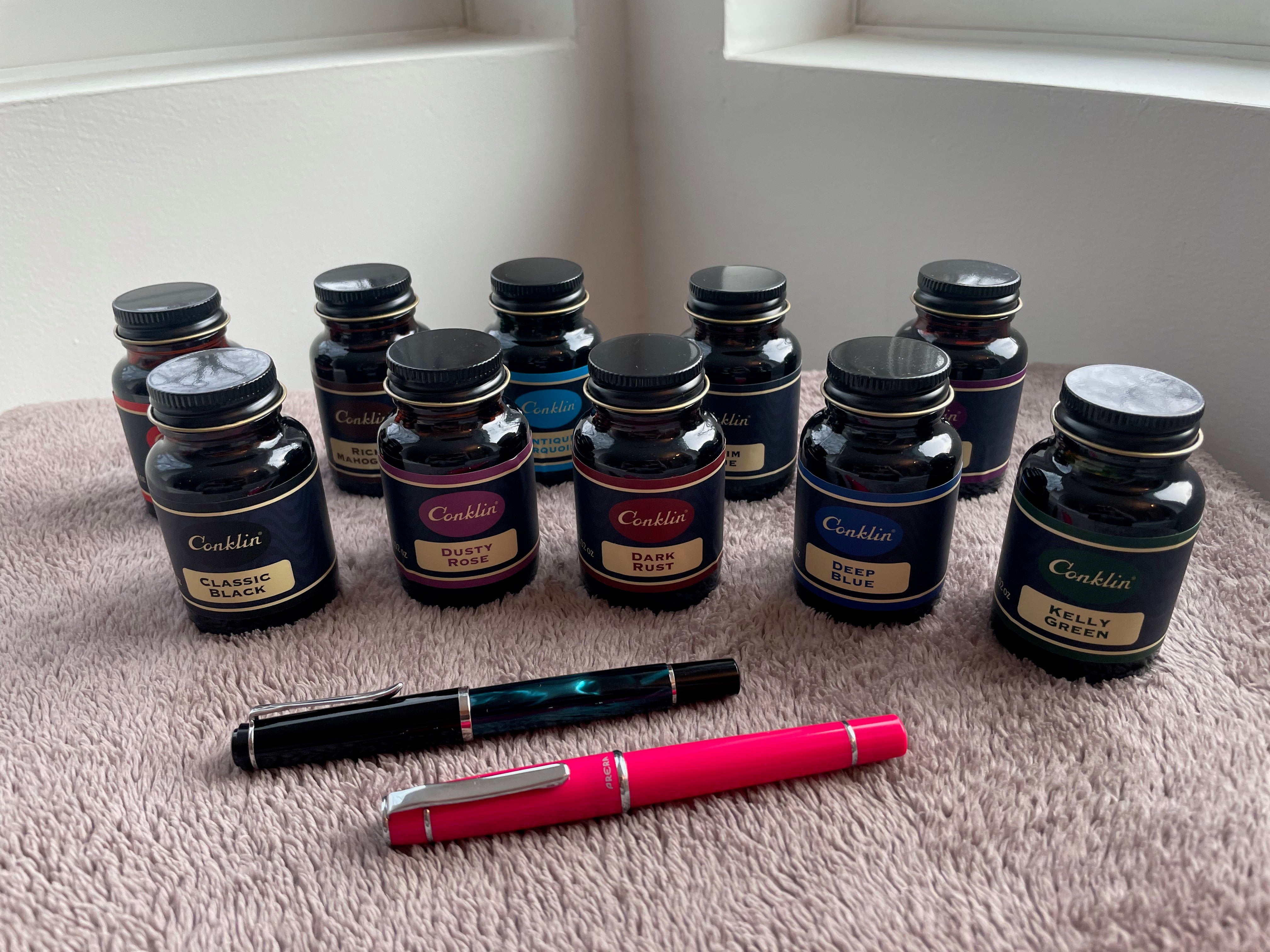 Ink Review -- Ten New Conklin Inks!