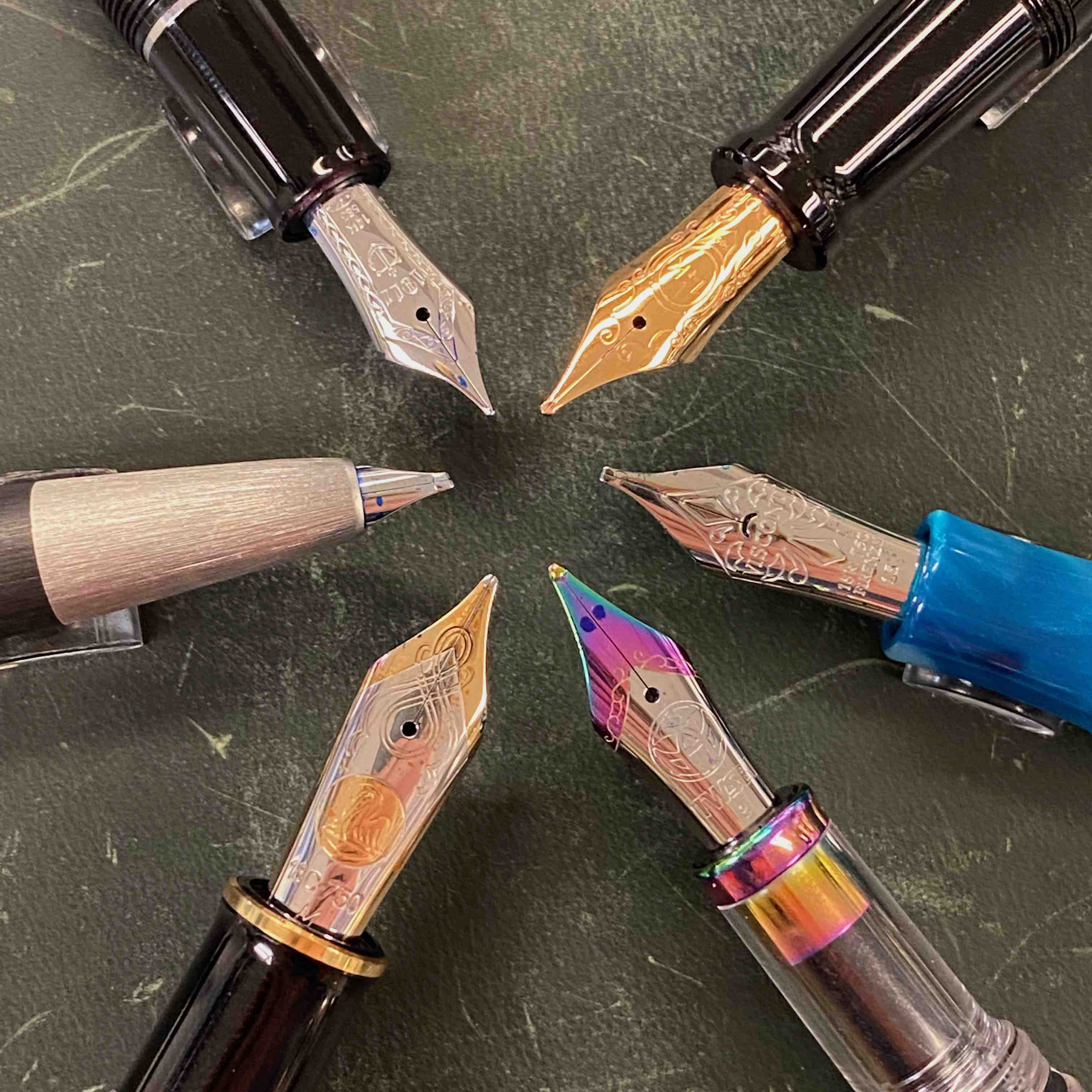 Kyle's Favorite Nibs Carried by Pen Boutique
