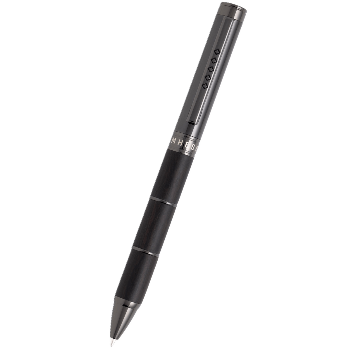 Tom Hessin Revolution Charcoal Mechanical Pencil - Wooden Barrel & Gunmetal Trim - Pen Boutique Ltd
