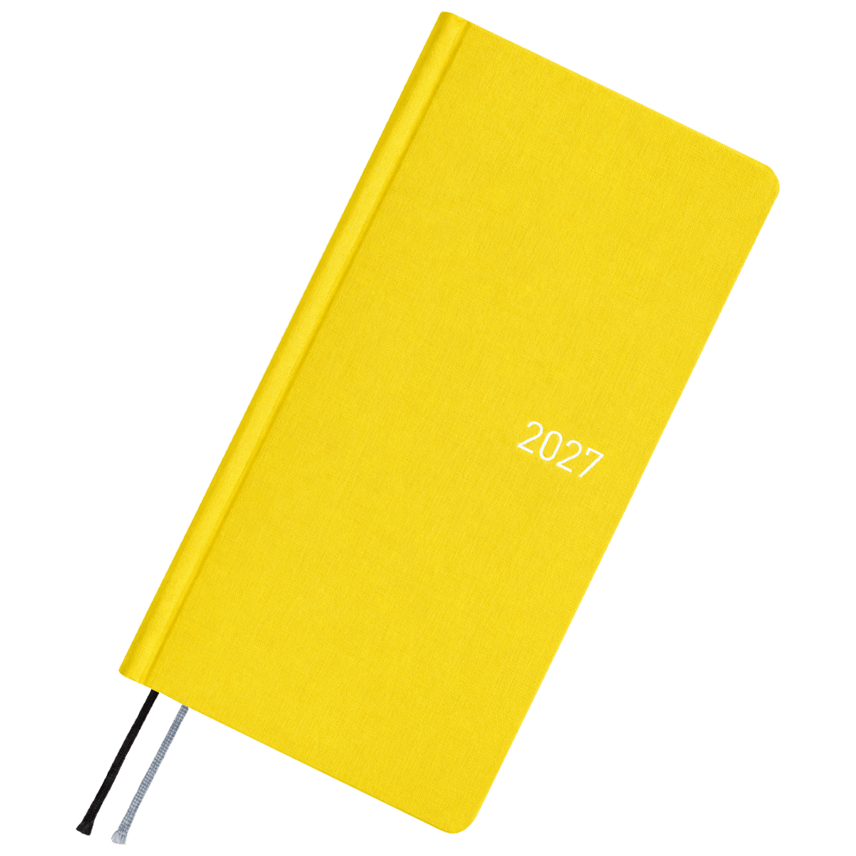 Hobonichi 2027 Mega Light Hard Cover English Book - Colors: Canaria Yellow -Tall & Slim (Weeks - January Start) - Pen Boutique Ltd