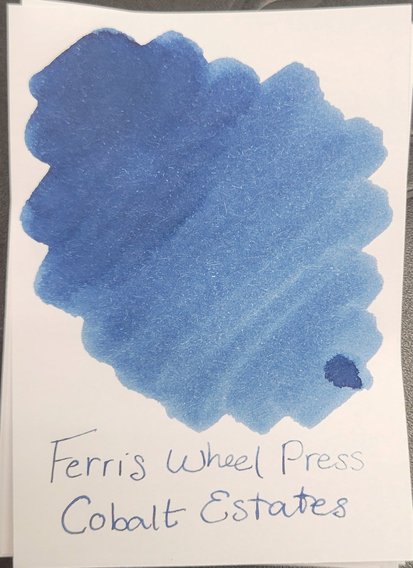 Ferris Wheel Press Ink Bottle - Cobalt Estates - 38ml - Pen Boutique Ltd
