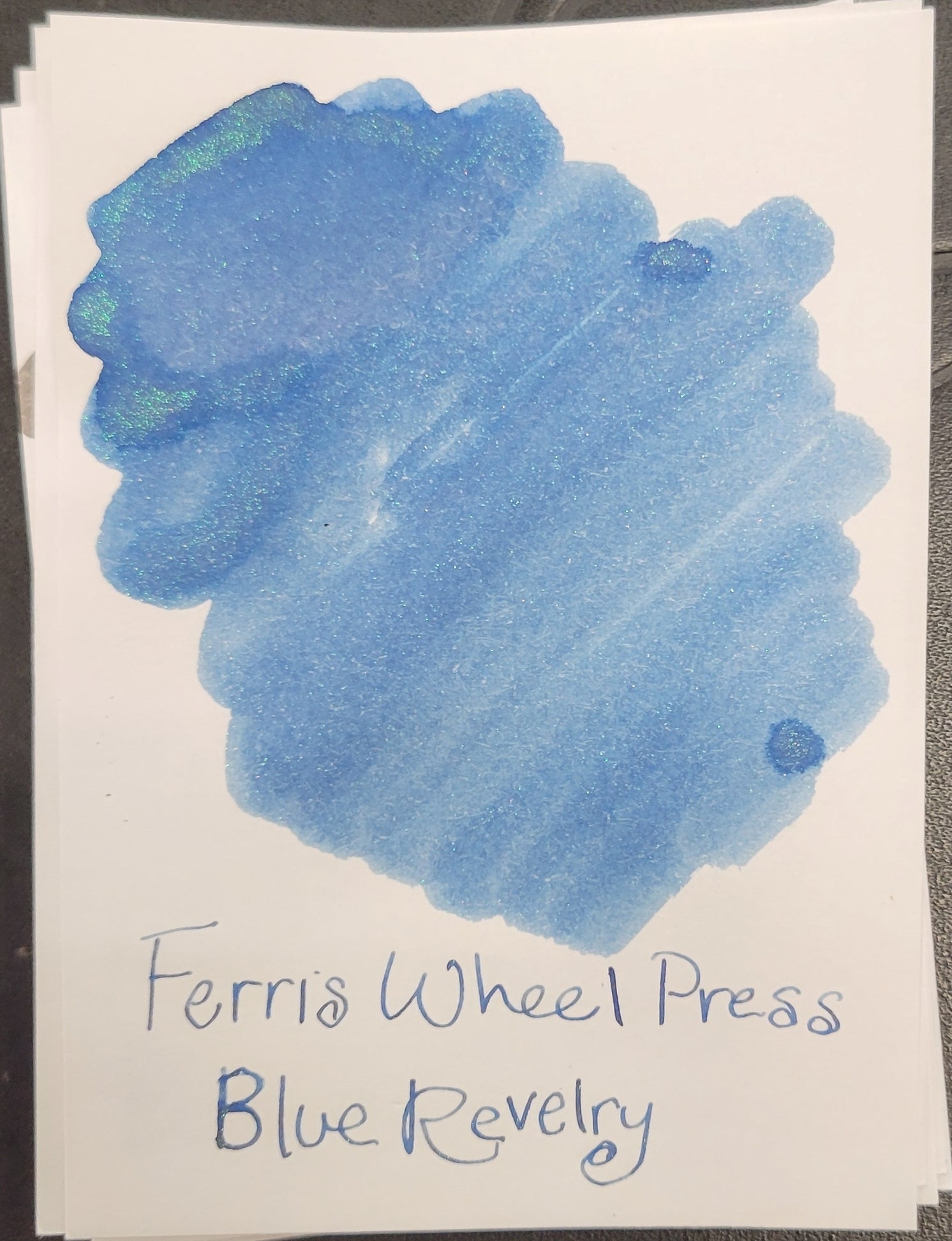 Ferris Wheel Press Ink Bottle - Blue Revelry - 38ml-Pen Boutique Ltd