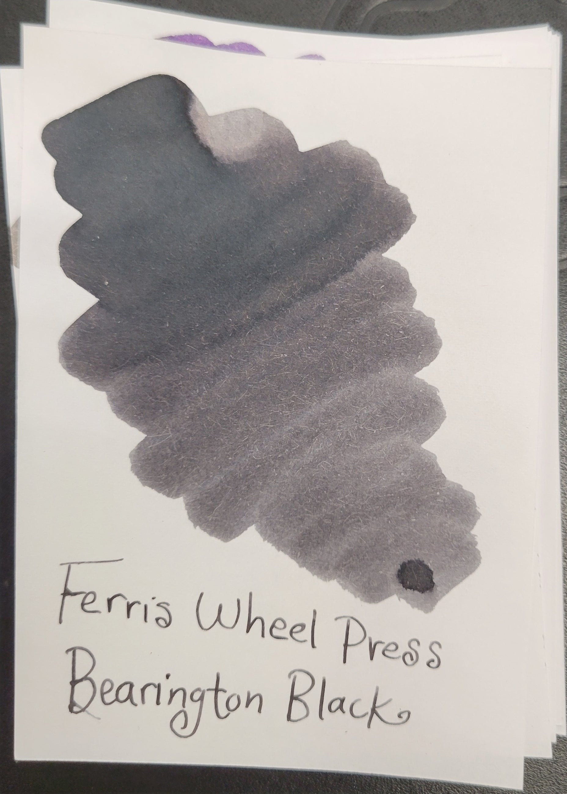 Ferris Wheel Press Ink Bottle - Bearrington Black - 38ml-Pen Boutique Ltd