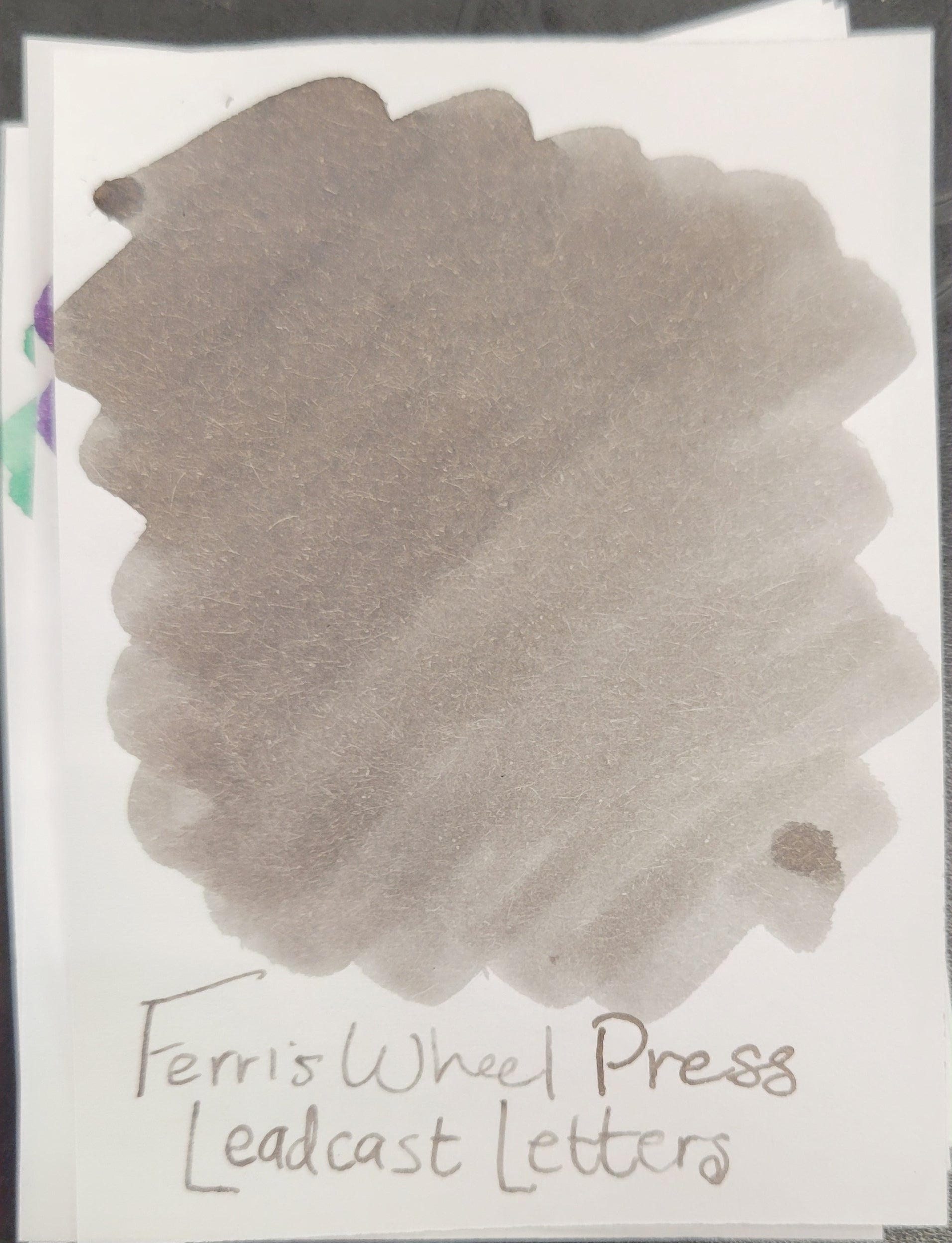 Ferris Wheel Press Ink Bottle - Leadcast Letters - 38ml-Pen Boutique Ltd