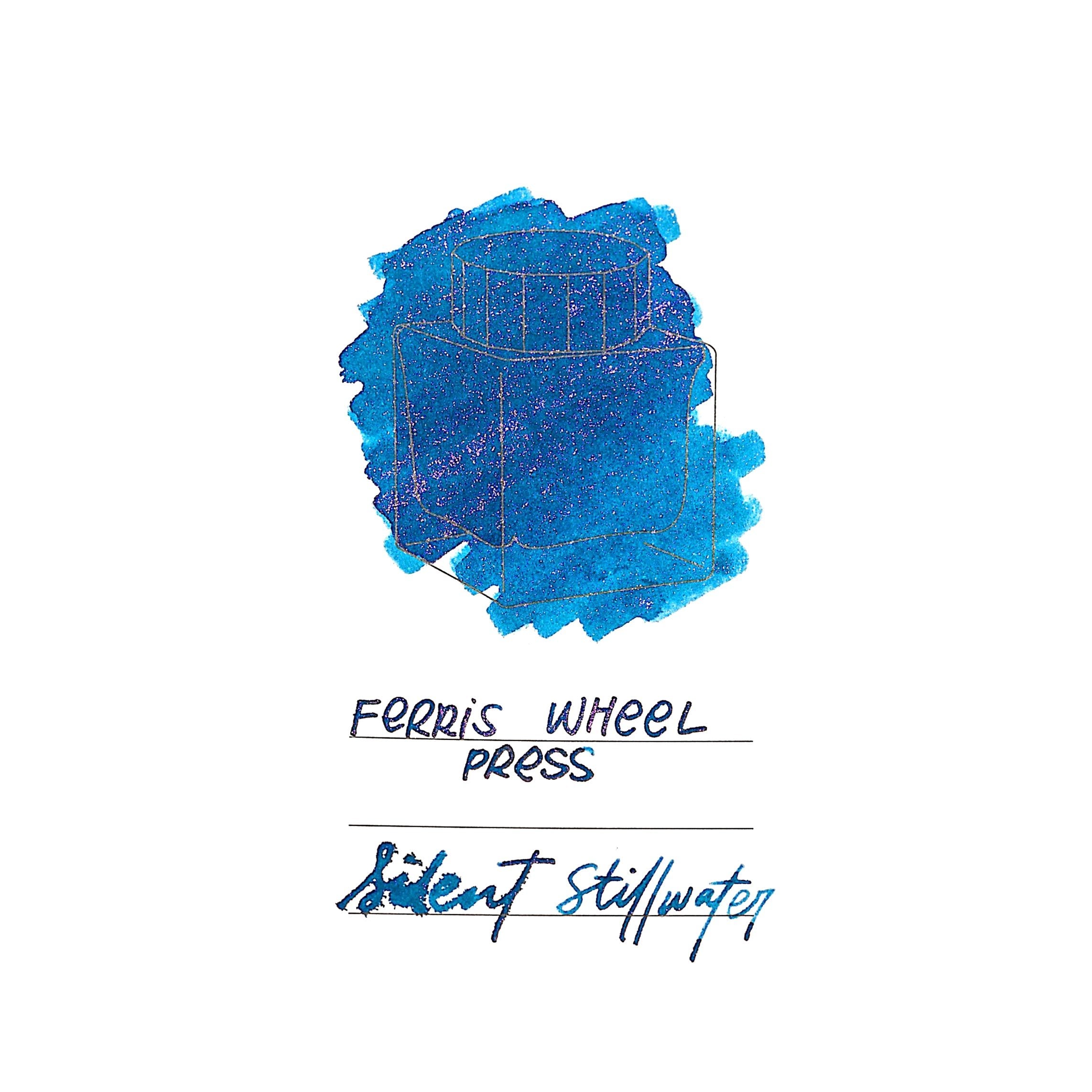 Ferris Wheel Press FerriTales The Book of Knights Ink Bottle - Silent Stillwater - 20ml - Pen Boutique Ltd