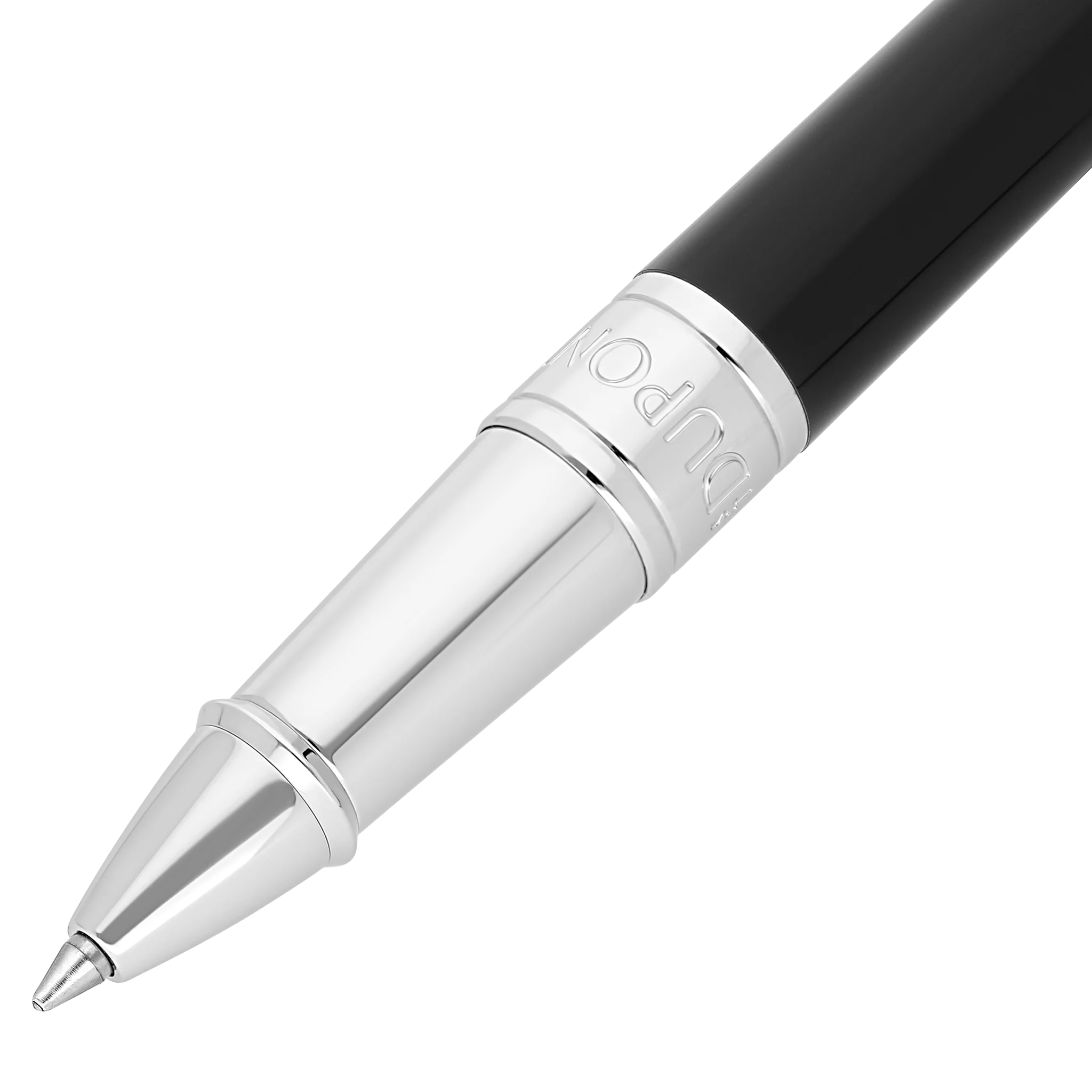 S T Dupont D-Initial Rollerball Pen - Duo Tone - Chrome Trim-Pen Boutique Ltd