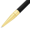 S T Dupont D-Initial Ballpoint Pen - Black - Gold Trim-Pen Boutique Ltd