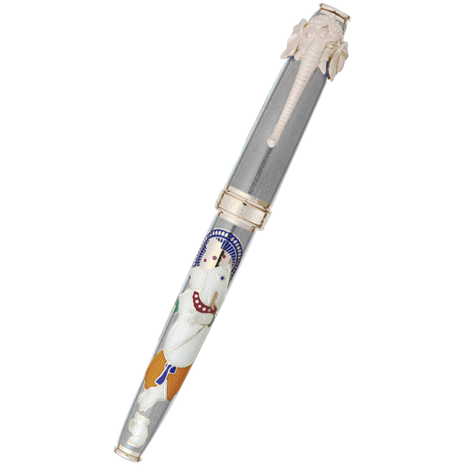 David Oscarson Lord Ganesha Rollerball Pen - Verdigris