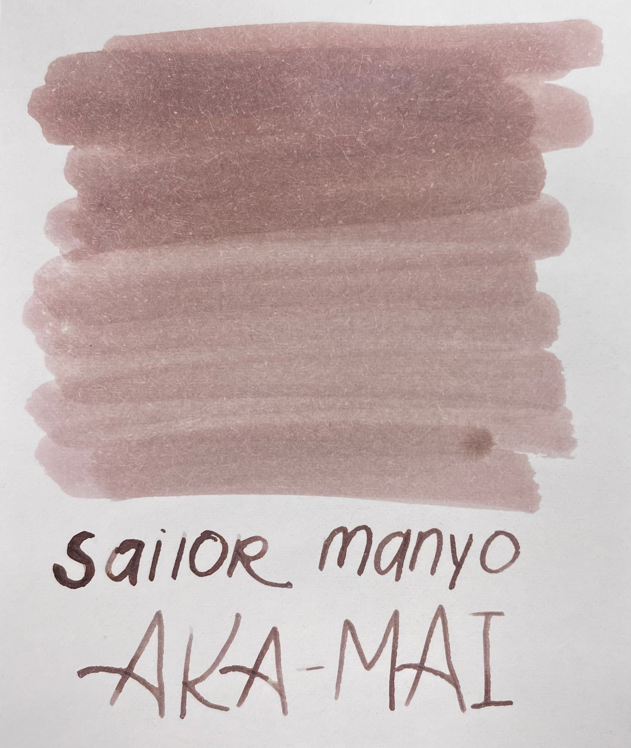 Sailor Manyo Ink Bottle - Aka-Mai (Ancient Rice) - 50ml (Limited Edition)-Pen Boutique Ltd