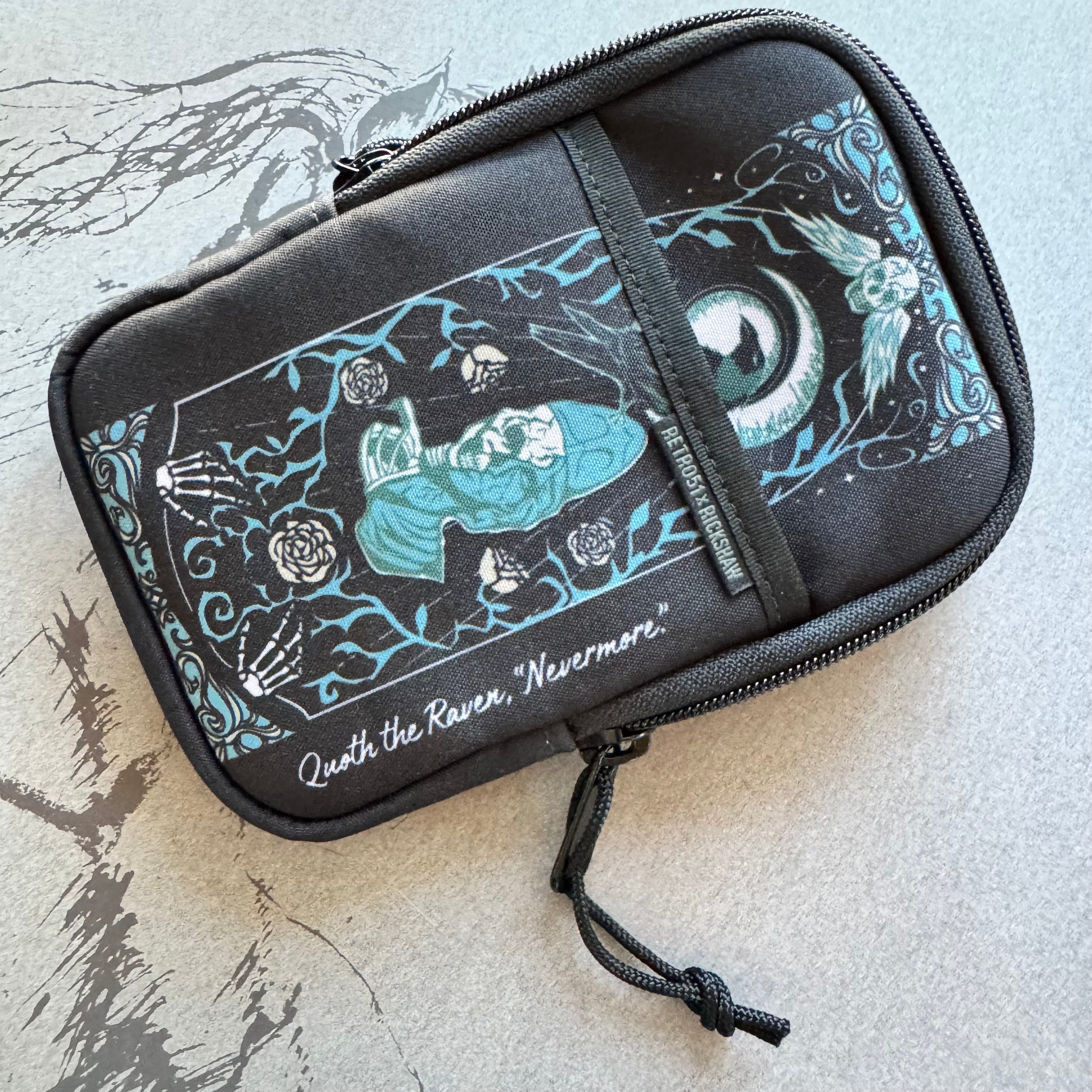 Retro 51 x Rickshaw Bagworks Sinclair Triple Pen Case - Raven 4-Pen Boutique Ltd