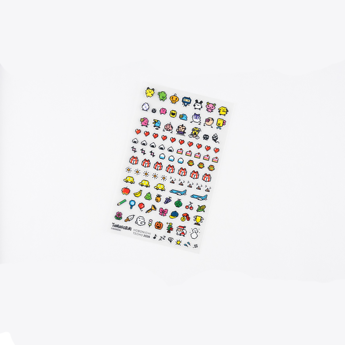 Hobonichi Light Hard Cover English Book - Tamagotchi: Our Tamagotchi - Tall & Slim (Weeks - January Start)-Pen Boutique Ltd
