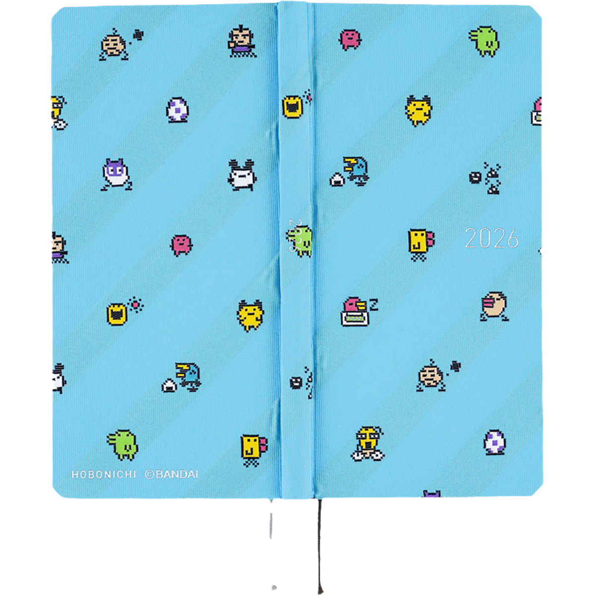 Hobonichi Light Hard Cover English Book - Tamagotchi: Our Tamagotchi - Tall & Slim (Weeks - January Start)-Pen Boutique Ltd
