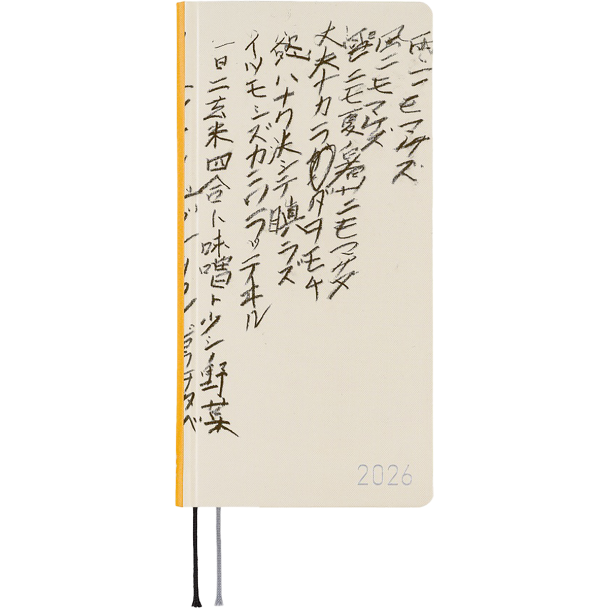 Hobonichi Light Hard Cover English Book - Yuichi Inoue: Amenimo Makezu - Tall & Slim (Weeks - January Start)-Pen Boutique Ltd
