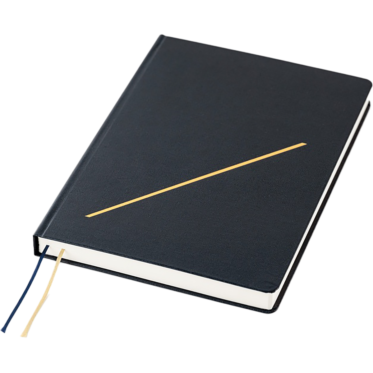 Hobonichi Hard Cover English Book - Slash (Navy) & HON Stamped - A5 (January Start)-Pen Boutique Ltd