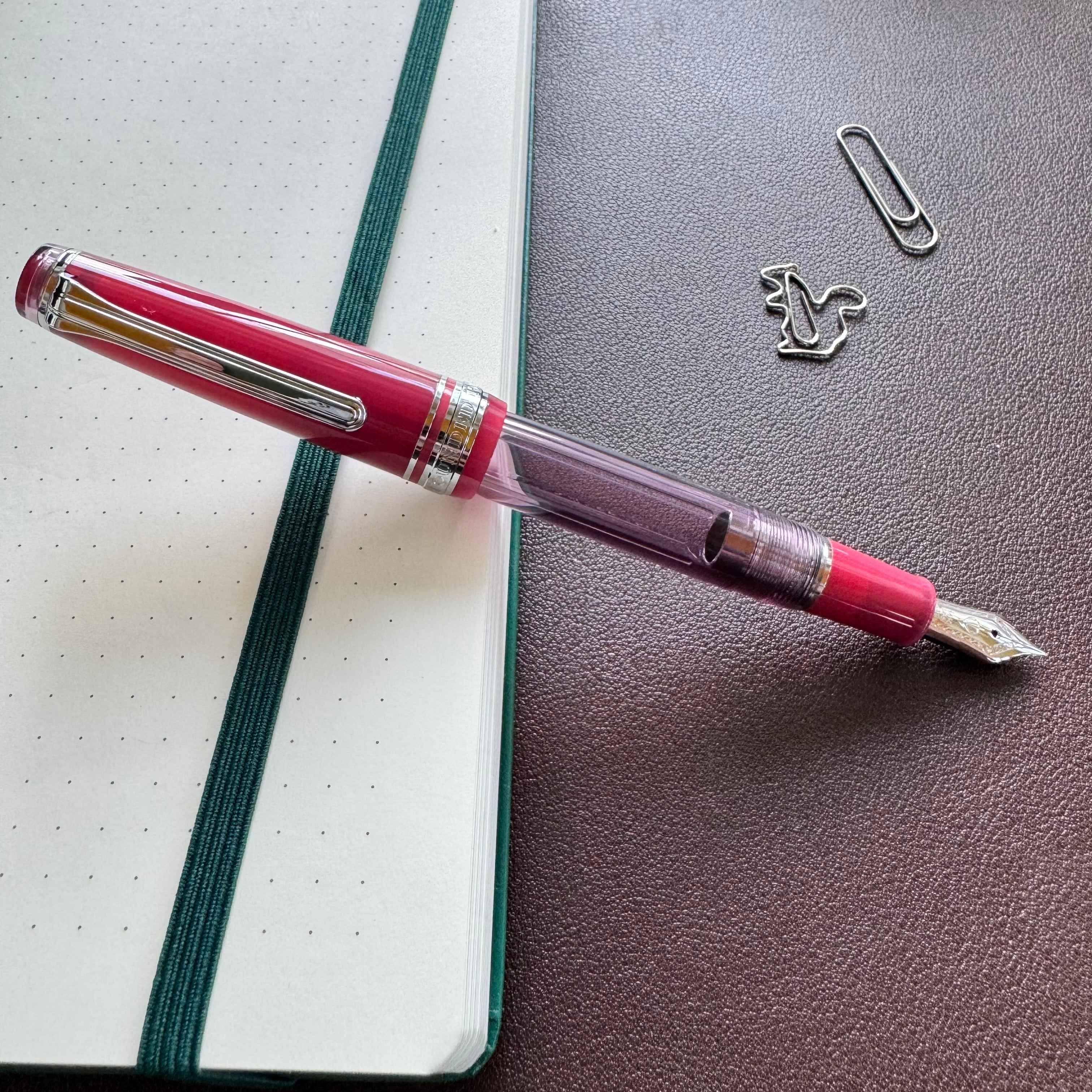 On Sale: Sailor Professional Gear Slim Manyo Fountain Pen #2 Set - Wisteria - Silver Trim (Special Edition)-Pen Boutique Ltd