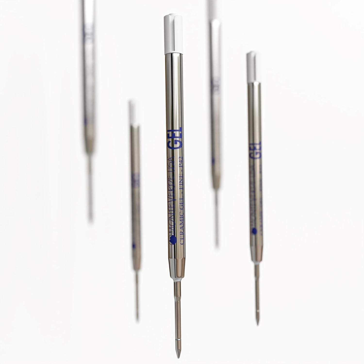 Monteverde Capless Gel Refill (to fit Parker) - Blue/Black - 0.7 mm Fine Point (1/pack)-Pen Boutique Ltd