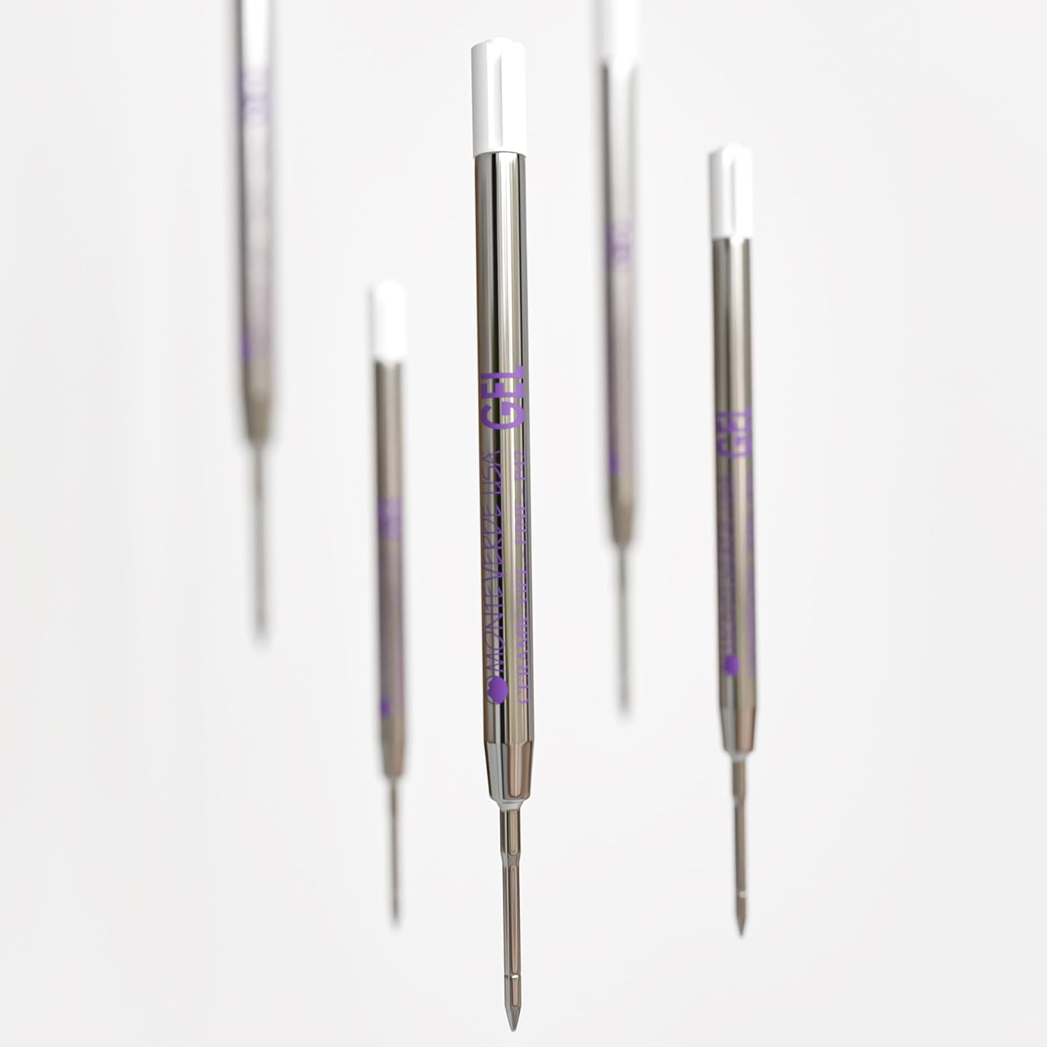 Monteverde Capless Gel Refill (to fit Parker) - Purple - 0.7 mm Fine Point (1/pack)-Pen Boutique Ltd