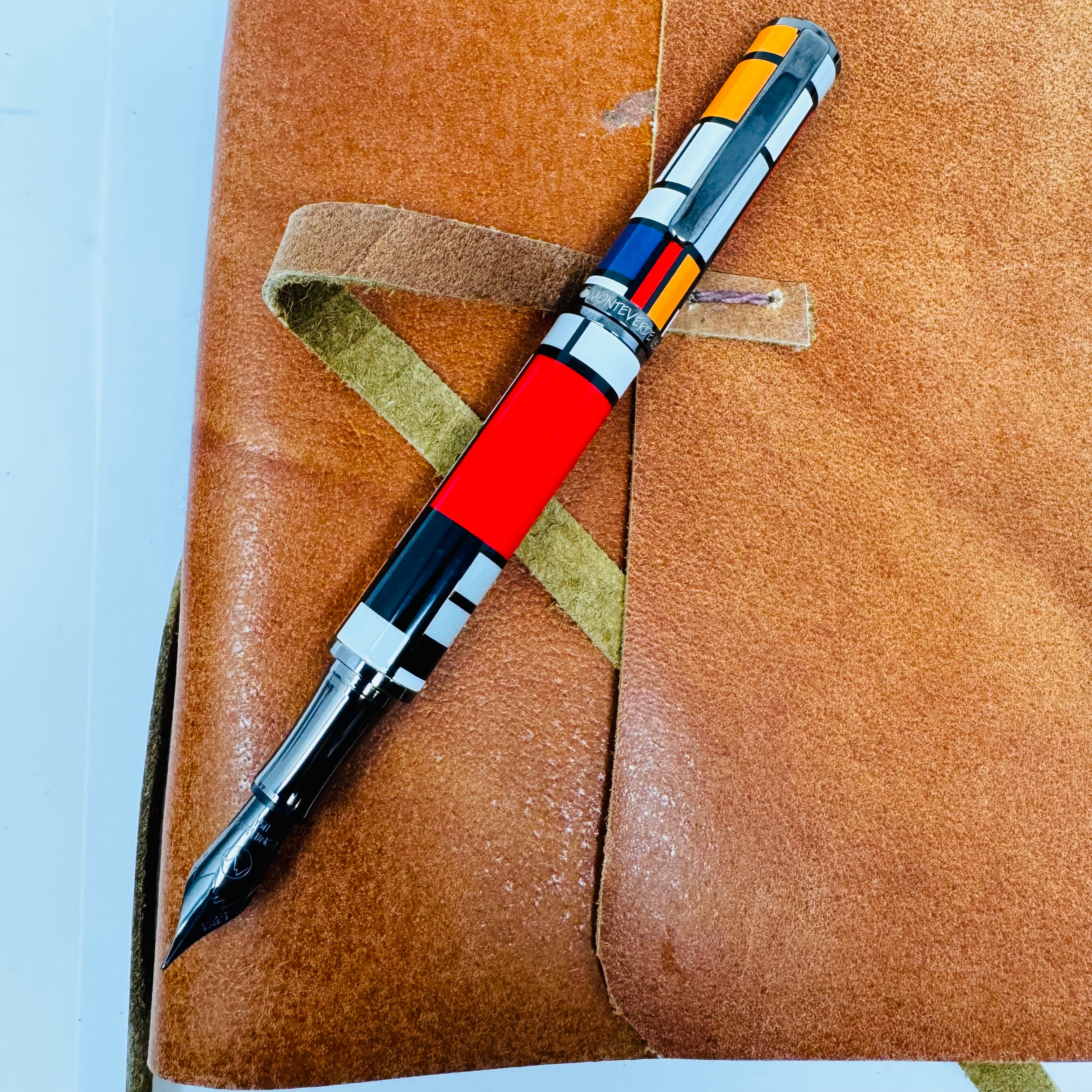Monteverde Regatta Mondrian Limited Edition 921 Fountain Pen with ink.-Pen Boutique Ltd