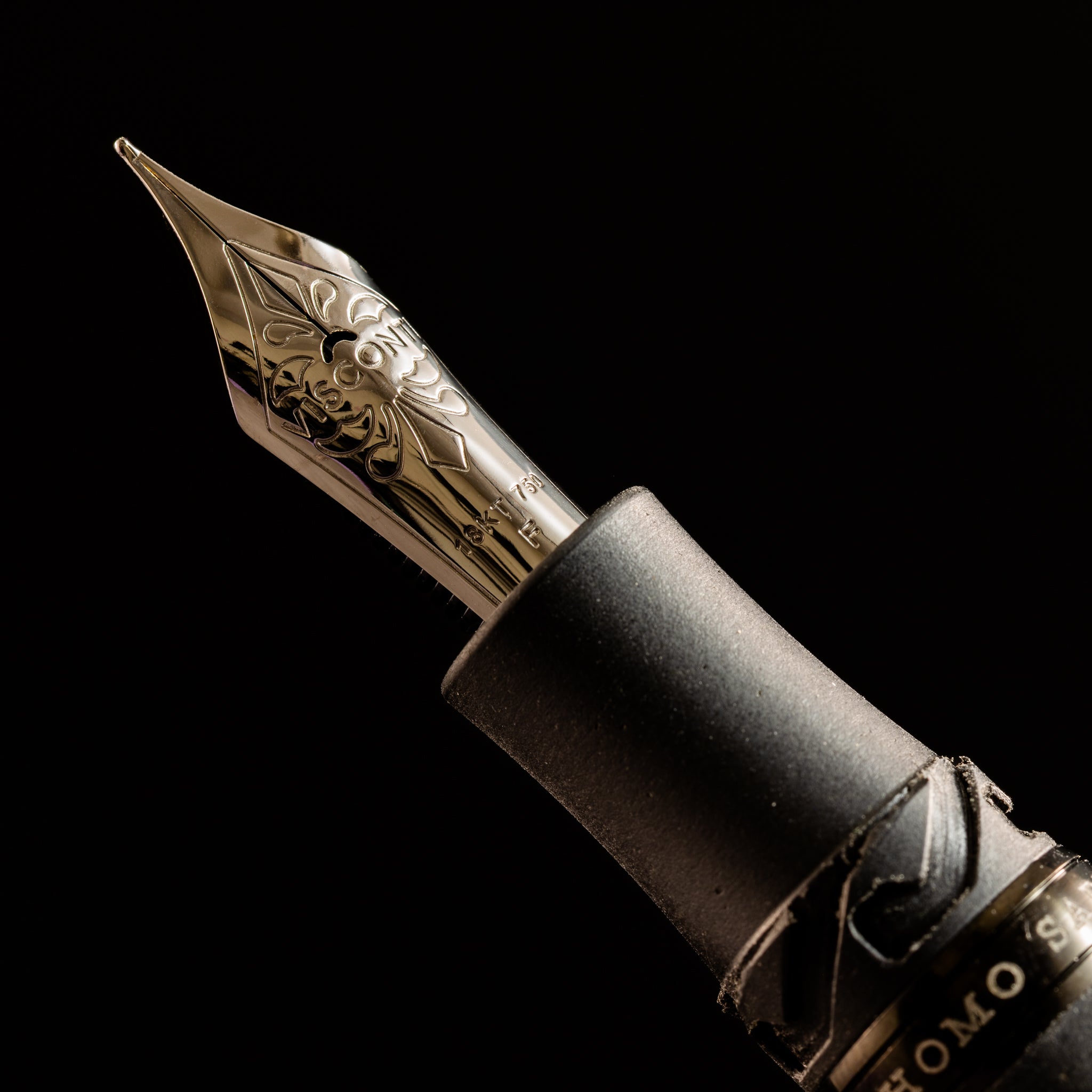 Visconti Homo Sapiens Fountain Pen - Dark Age - Volcano Lava Black-Pen Boutique Ltd