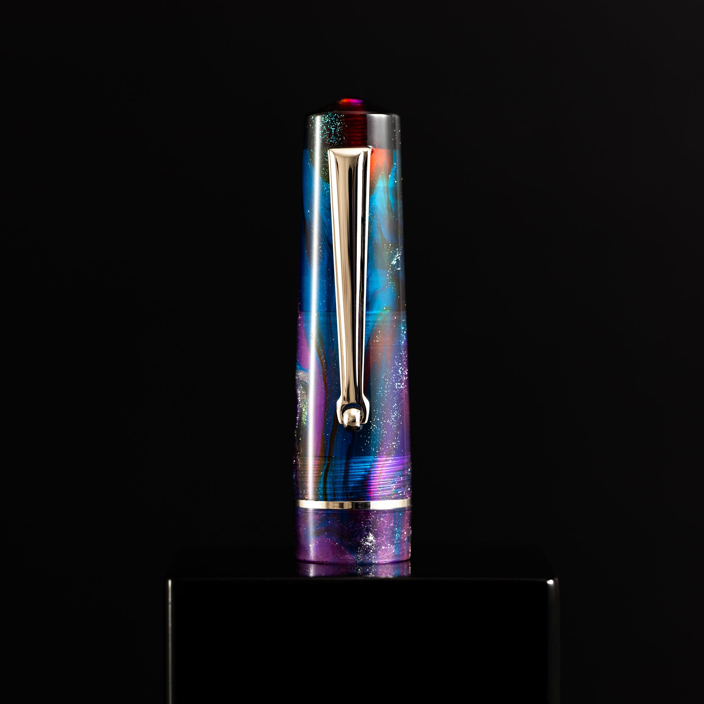 Delta Duna Fountain Pen - Limited Edition - Primary Manipulation 5.0 Holi Rang - Steel (Pen Boutique Exclusive)-Pen Boutique Ltd