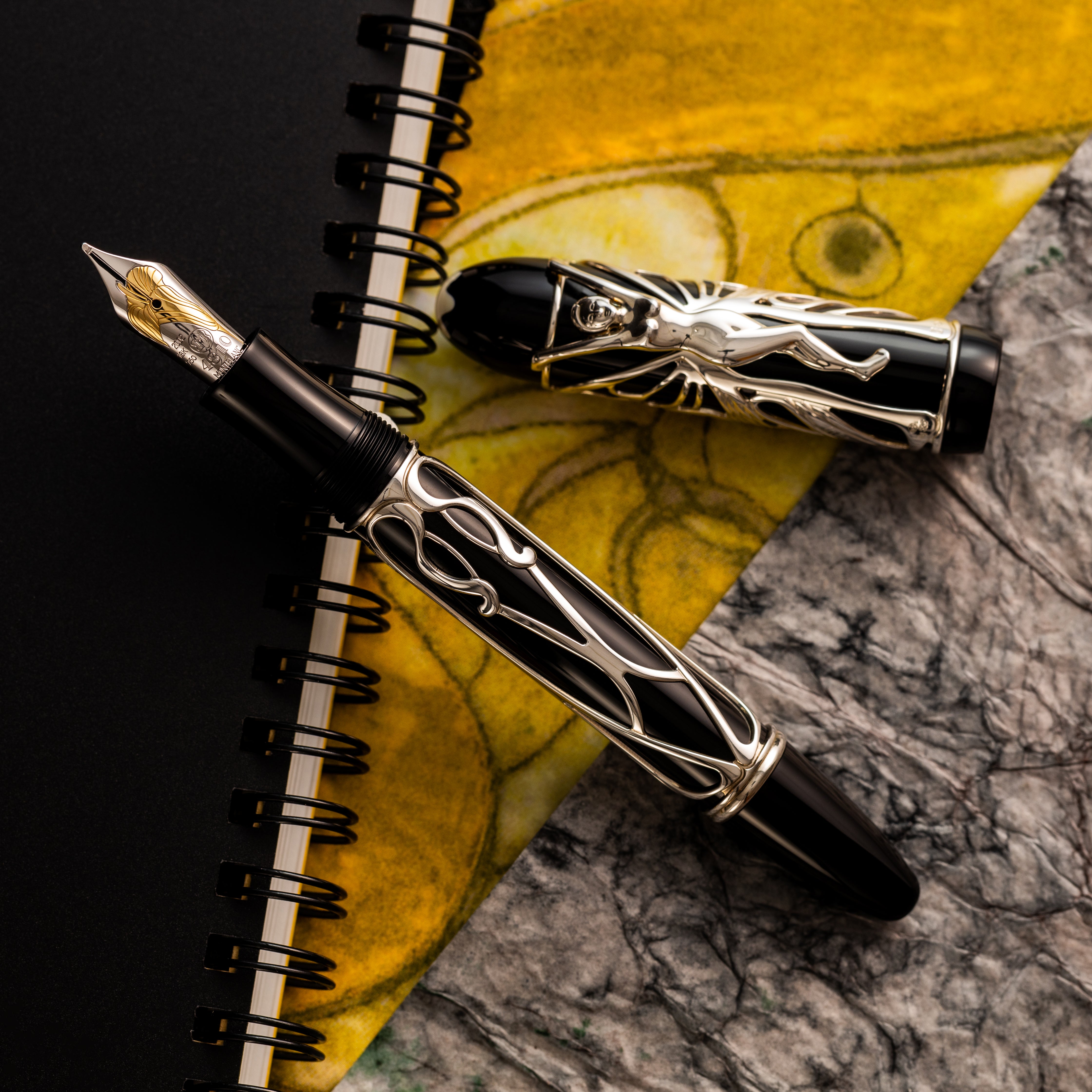 Montblanc Patron of Art Fountain Pen - Andrew Carnegie (Limited Edition 4810)-Pen Boutique Ltd