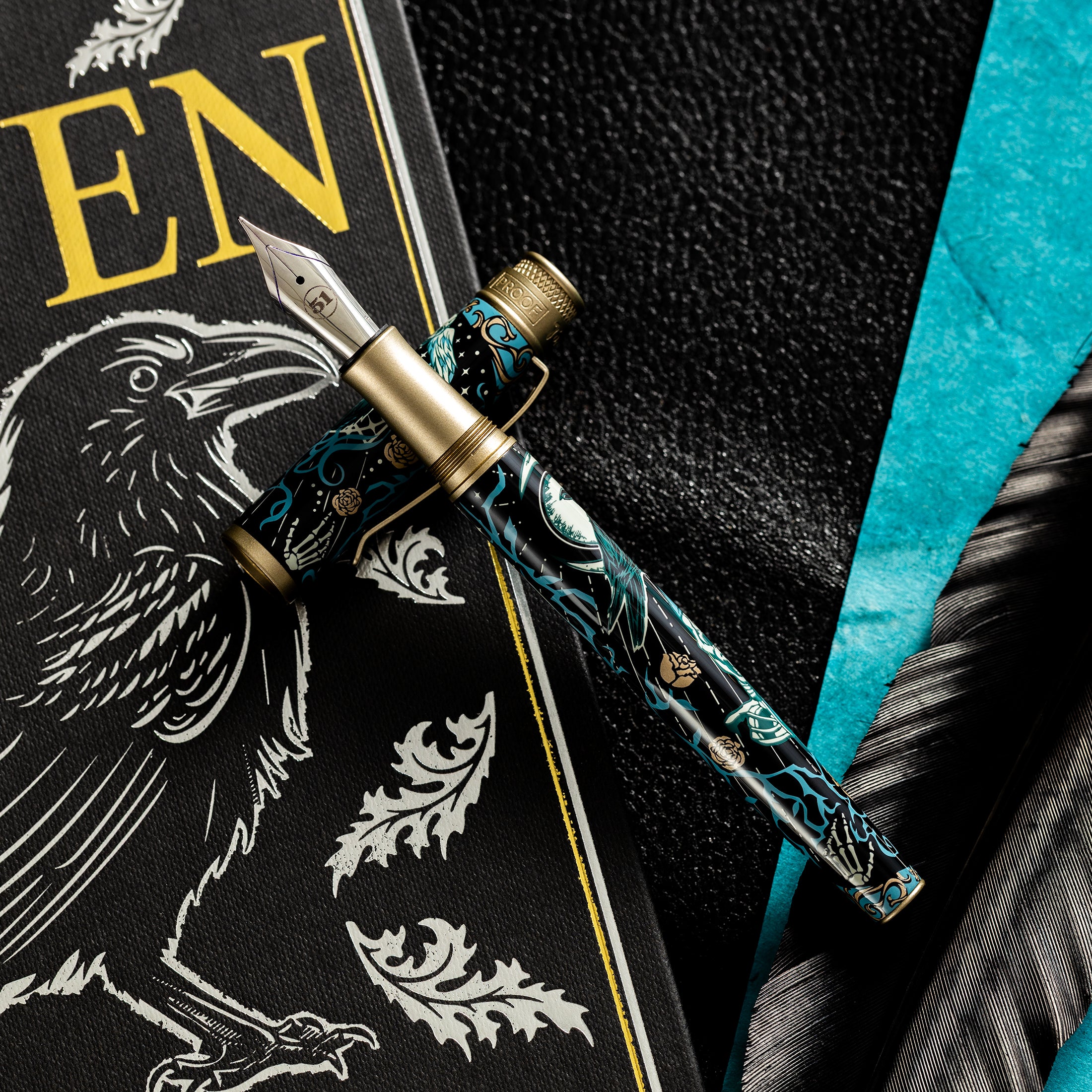 Retro 51 Tornado Fountain Pen - Raven 4 (Pen Boutique Exclusive)-Pen Boutique Ltd