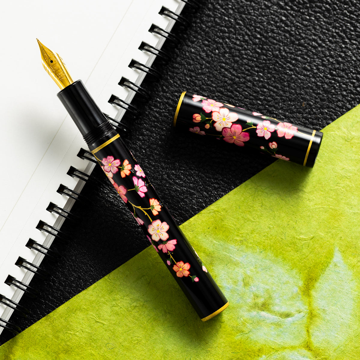 Zek Handpainted Tezhip Art Sakura Fountain Pen - Pen Boutique Ltd