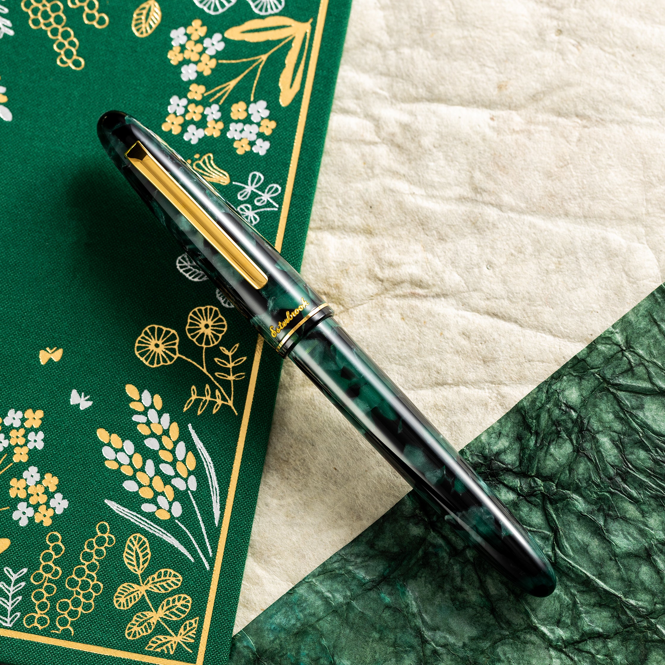 Esterbrook Estie Fountain Pen - Evergreen - Gold Trim-Pen Boutique Ltd