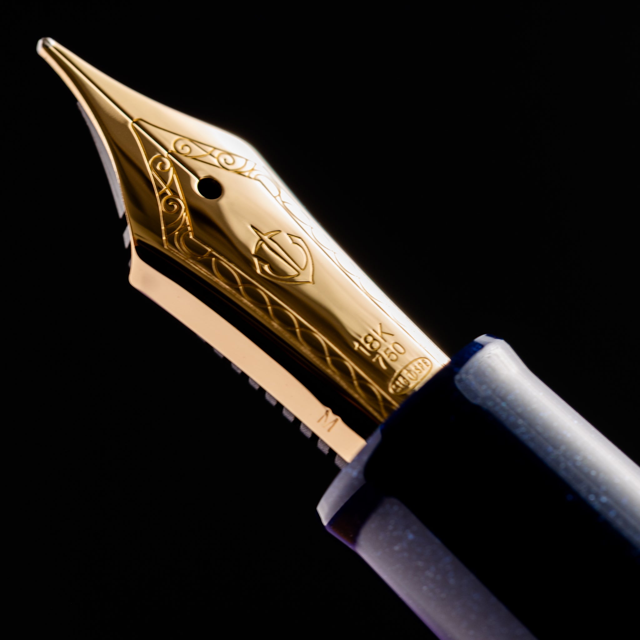 Sailor 1911L Fountain Pen - Shining Blue - 18K Gold Trim-Pen Boutique Ltd