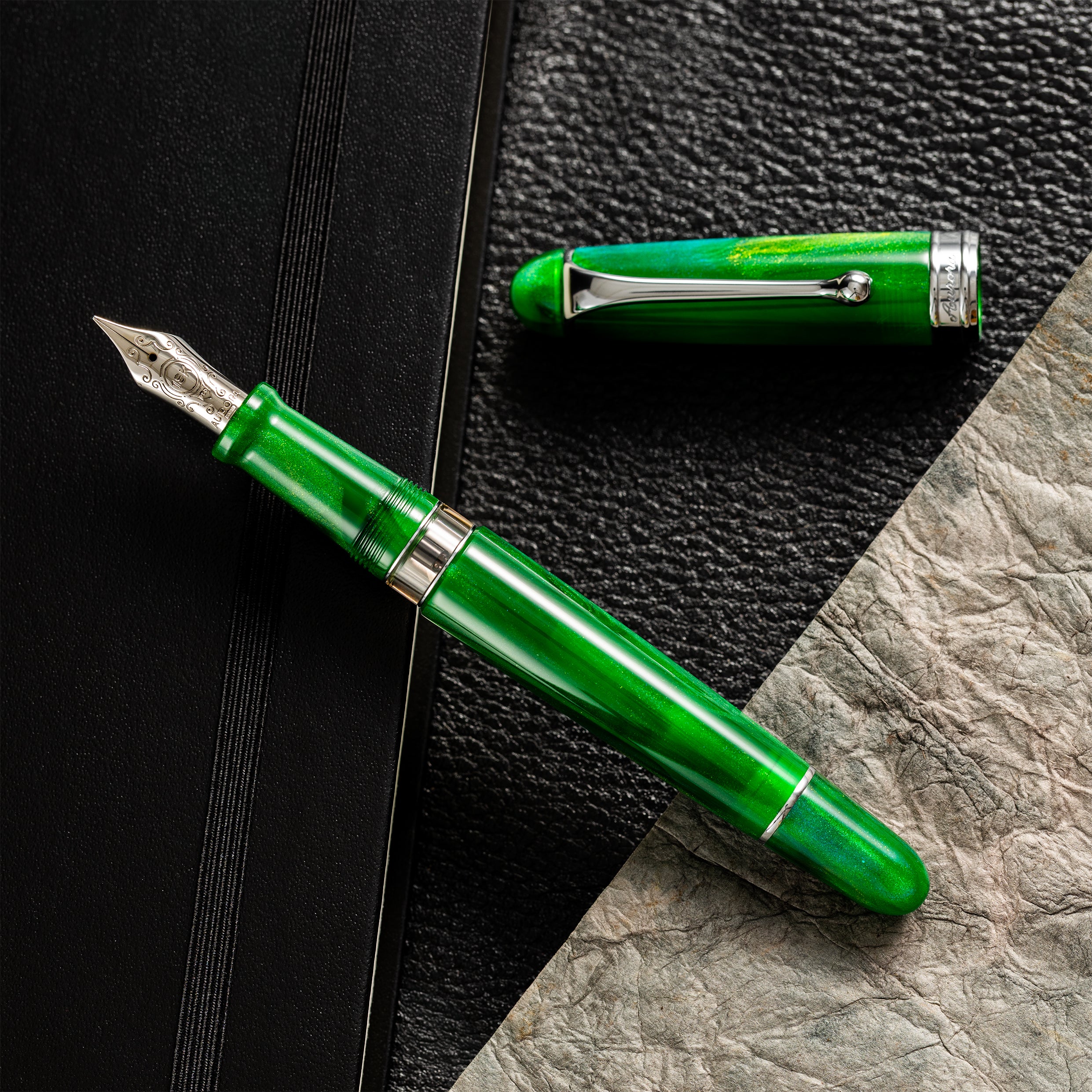 Aurora 88 Fountain Pen - Aurora Polare - 18K Nib (Limited Edition) - Pen Boutique Ltd