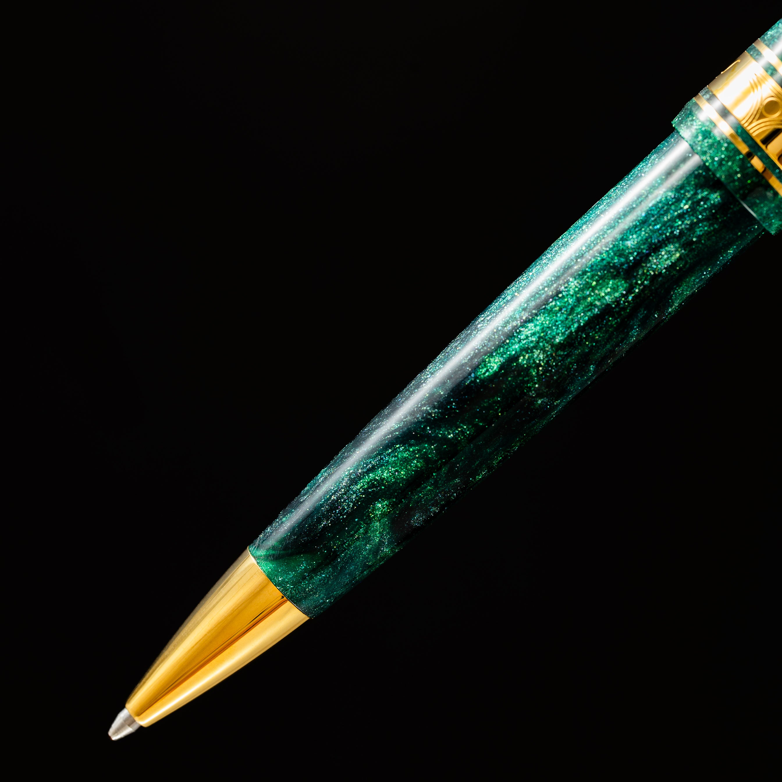 Omas Bologna Ballpoint Pen - Smeraldo Elegante - Pen Boutique Ltd