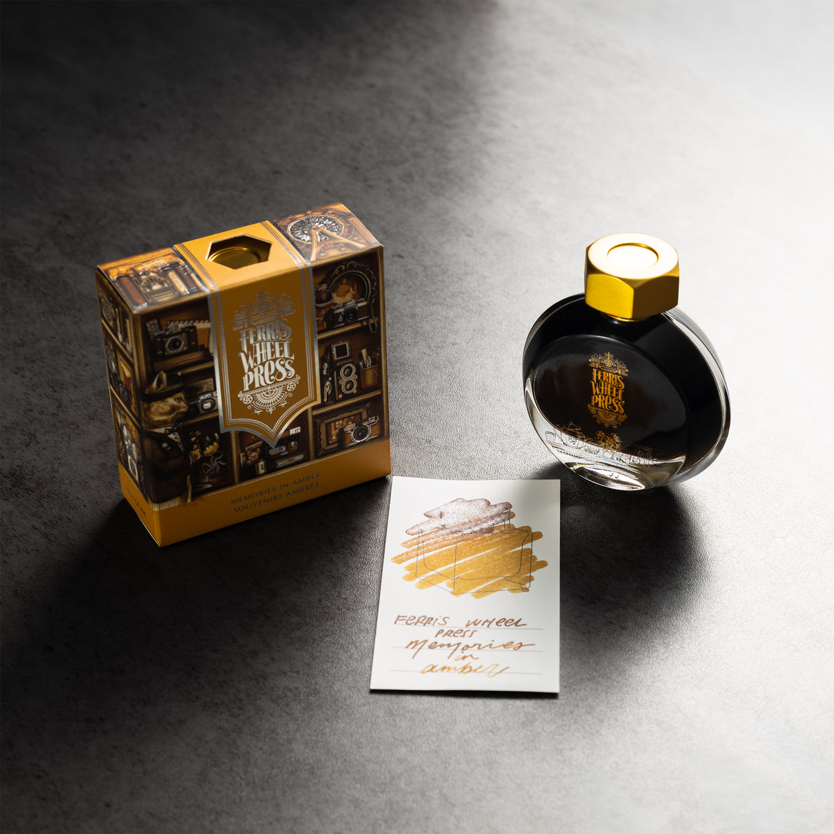 Ferris Wheel Press Ink Bottle - Memories in Amber - 38ml - Pen Boutique Ltd