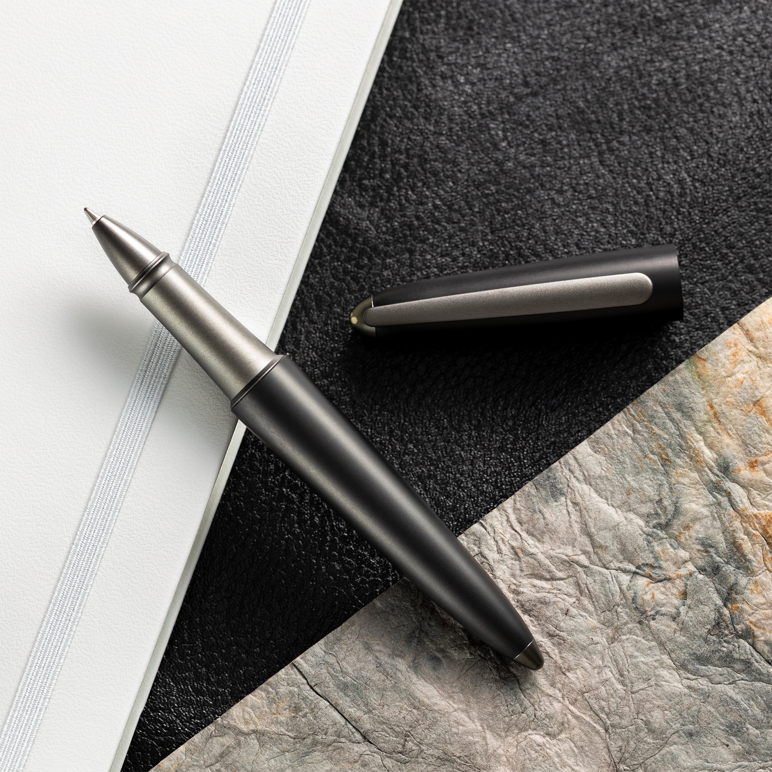 Diplomat Aero Rollerball Pen - Pure Black (Limited Edition)-Pen Boutique Ltd