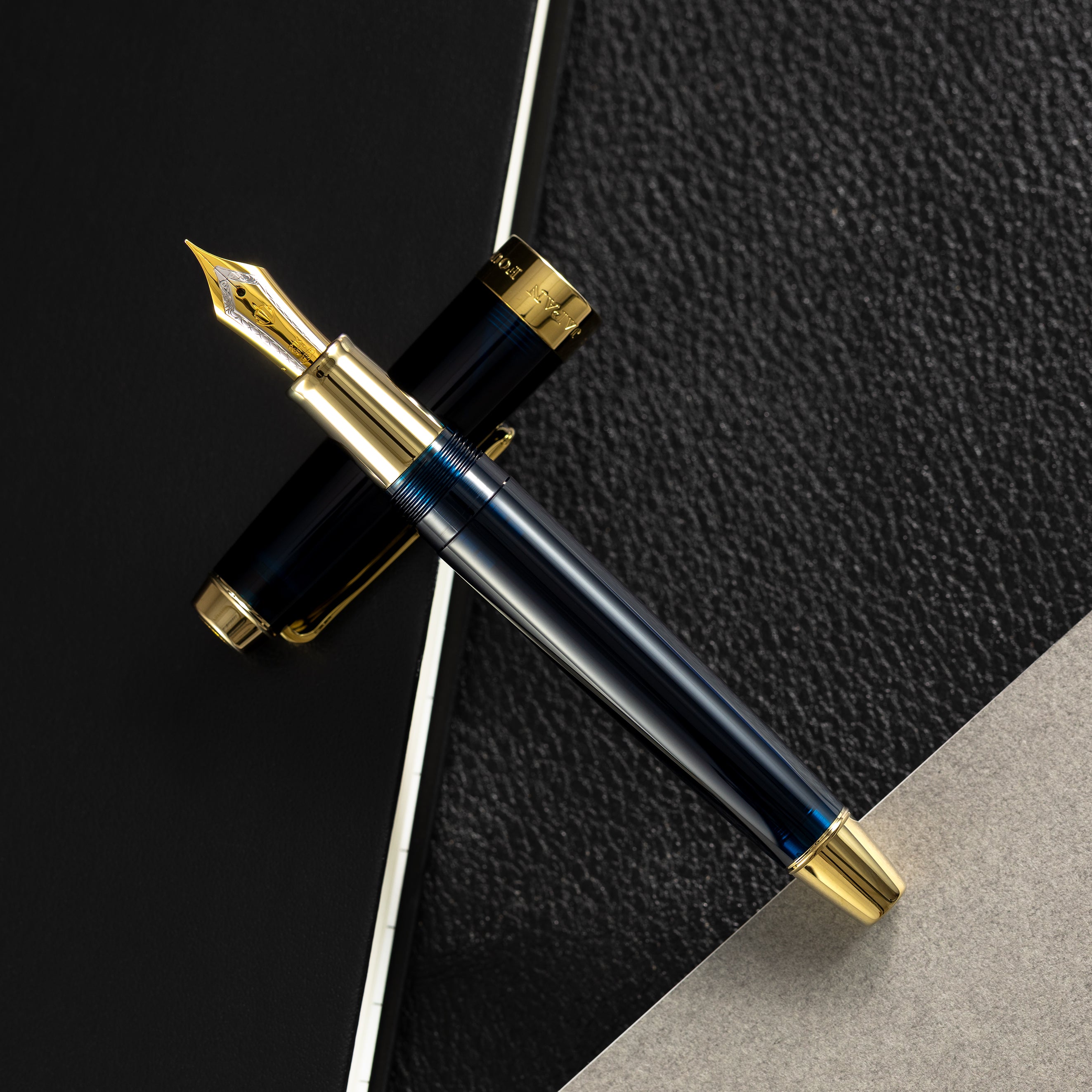 Sailor Professional Gear Anchor Fountain Pen - Blue Dawn - Gold Trim - Pen Boutique Ltd