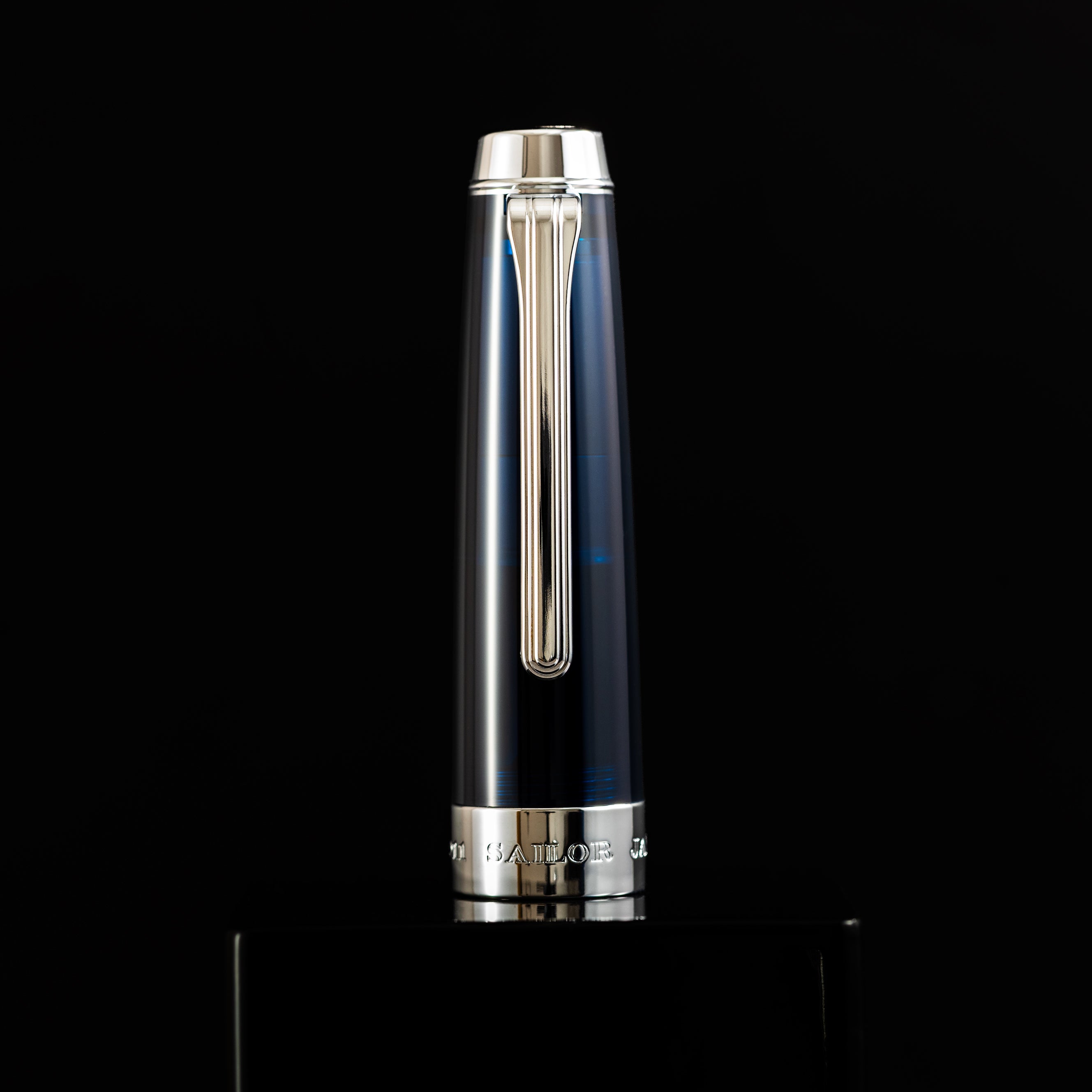 Sailor Professional Gear Anchor Fountain Pen - Blue Dawn - Silver Trim - Pen Boutique Ltd