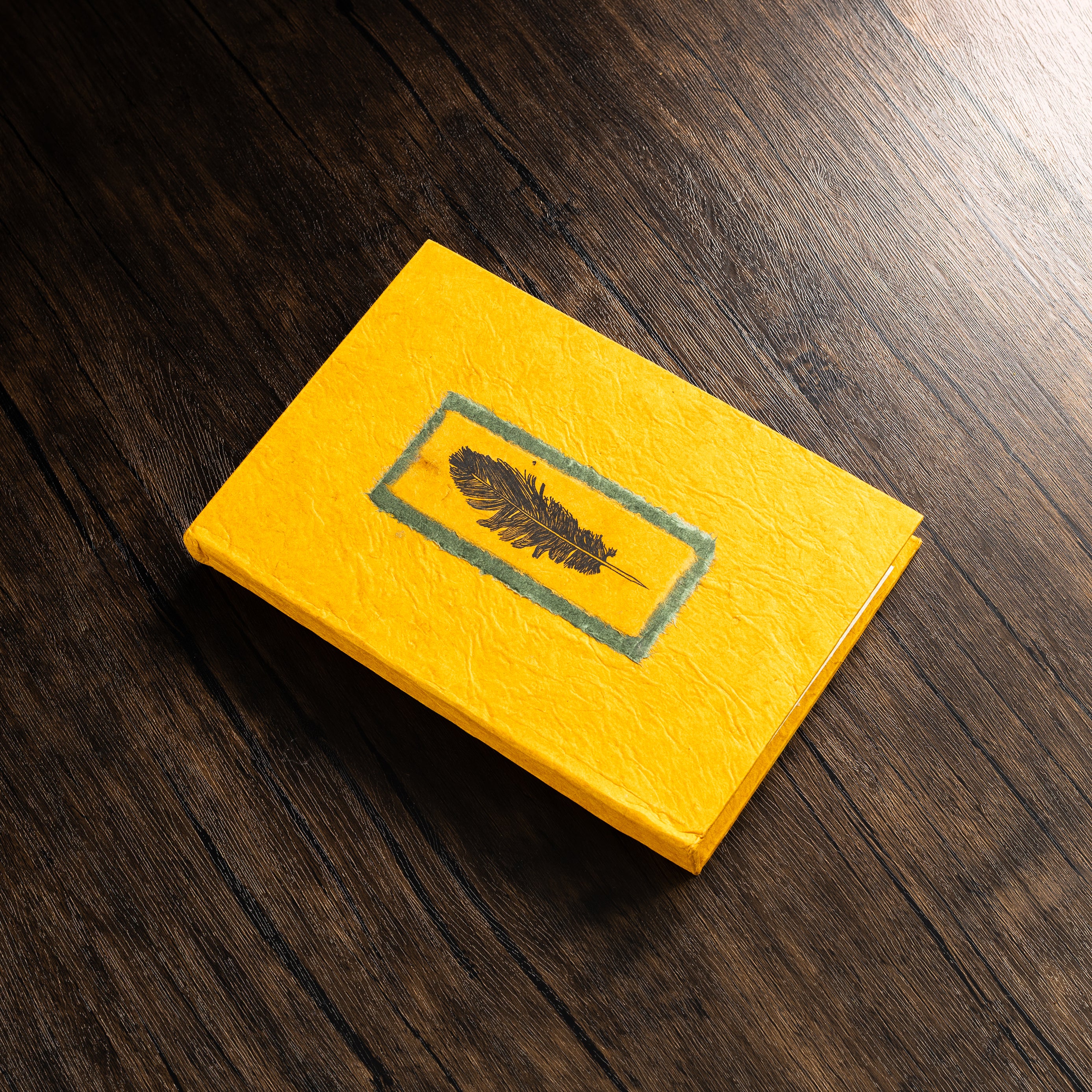 Monk Paper Hard Cover Journal - Saffron-Pen Boutique Ltd