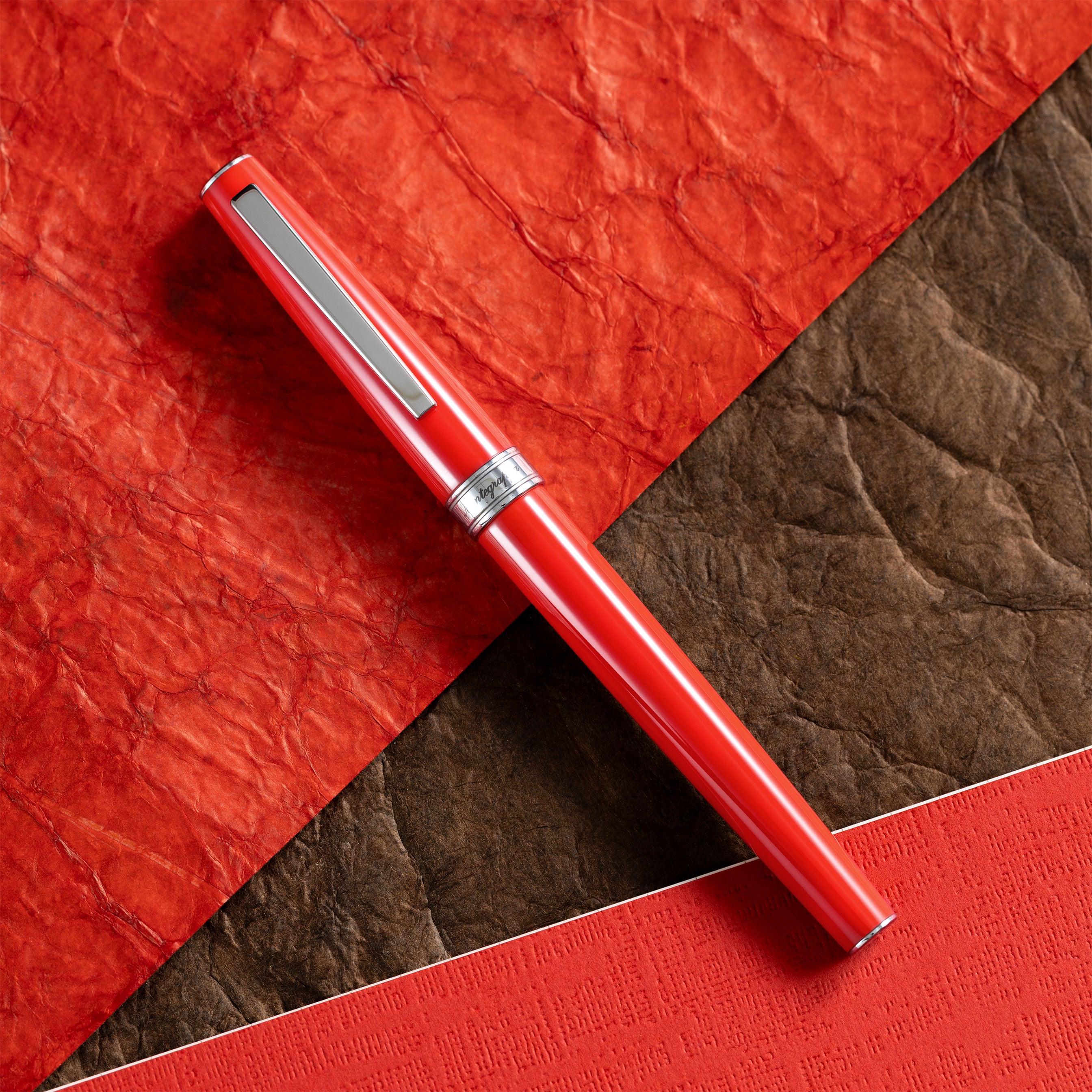 Montegrappa Armonia Fountain Pen - Scarlet - Pen Boutique Ltd