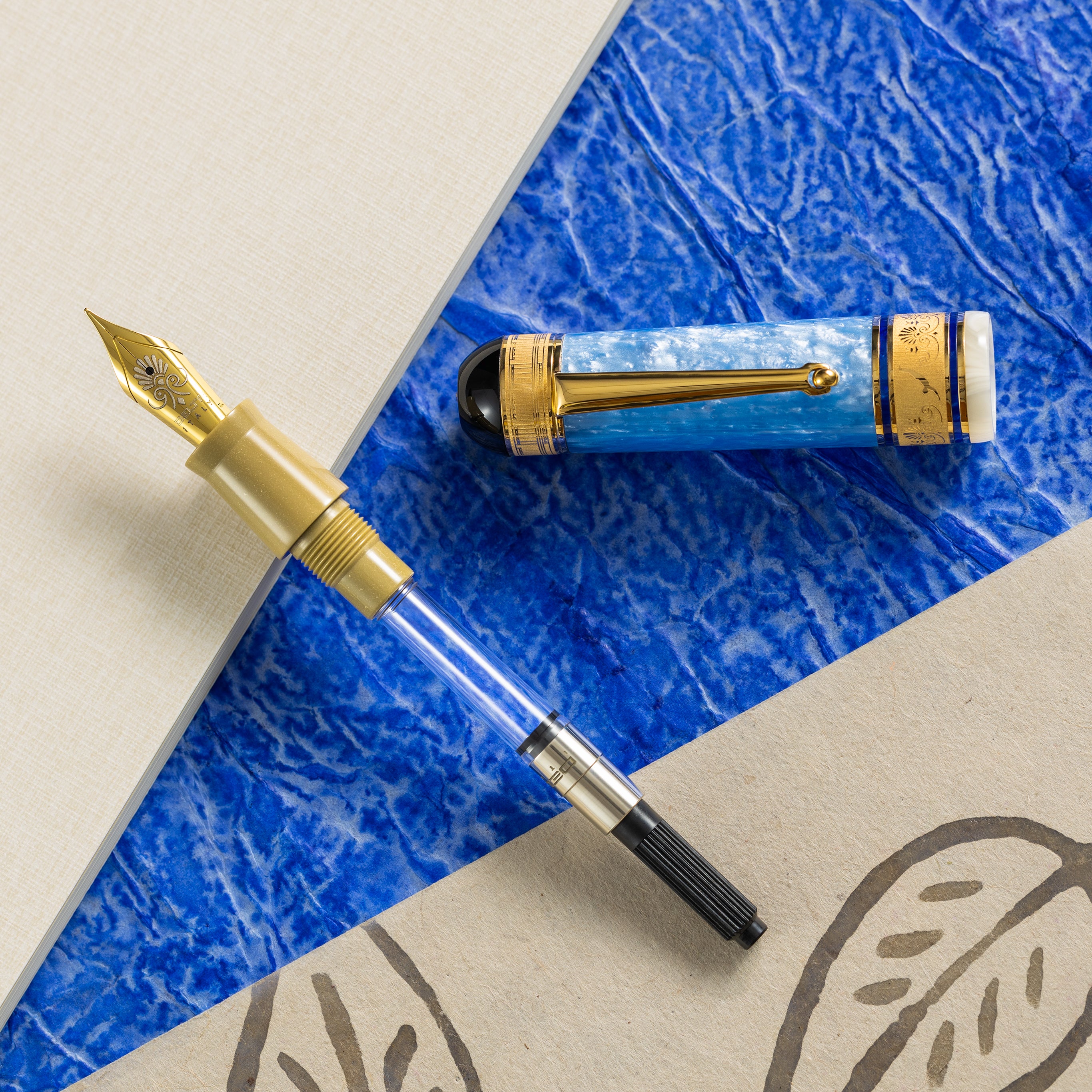 Delta Paestum Fountain Pen - (Limited Edition) - Pen Boutique Ltd