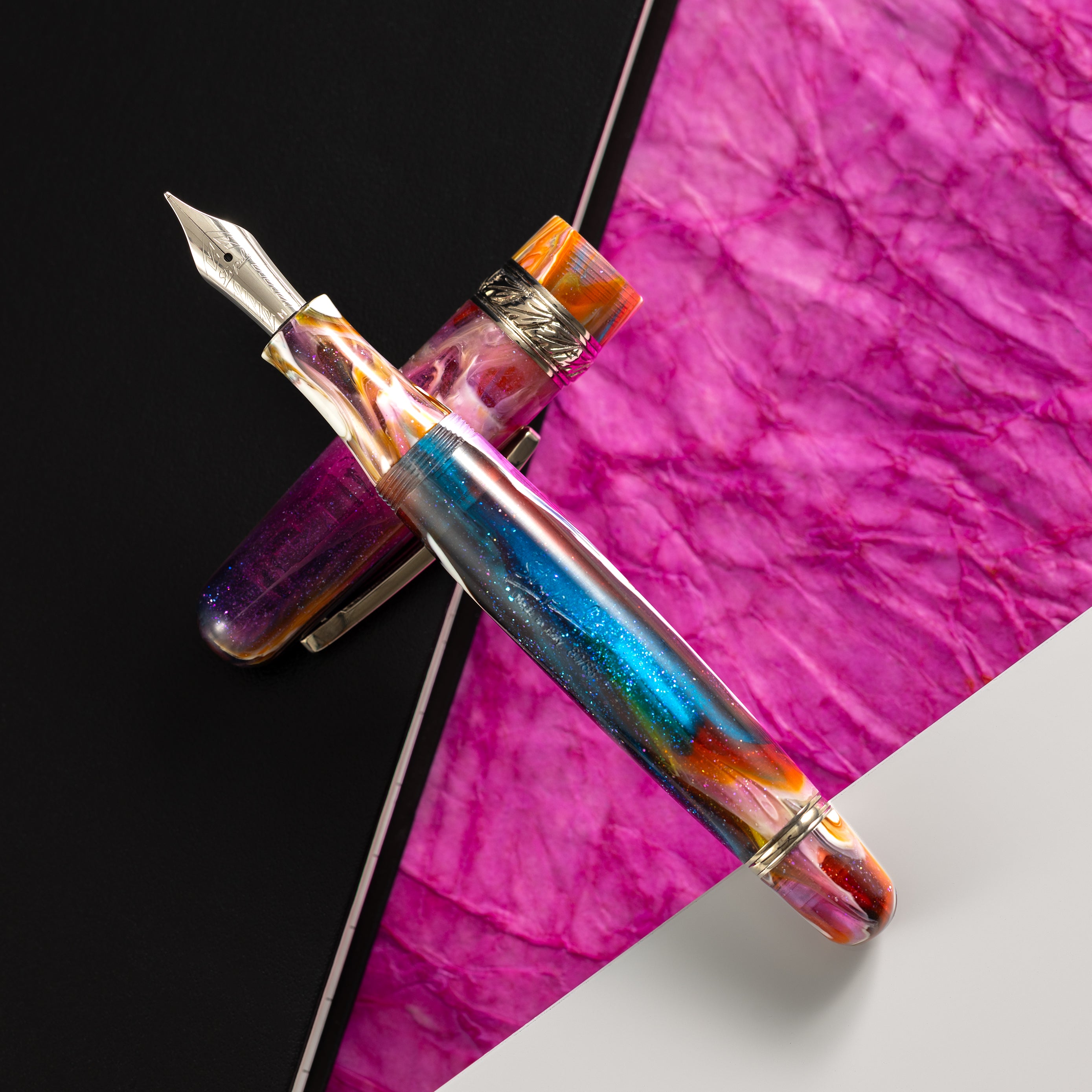 Stipula Etruria Fountain Pen - Primary Manipulation 6.5 (Limited Edition88)-Pen Boutique Ltd