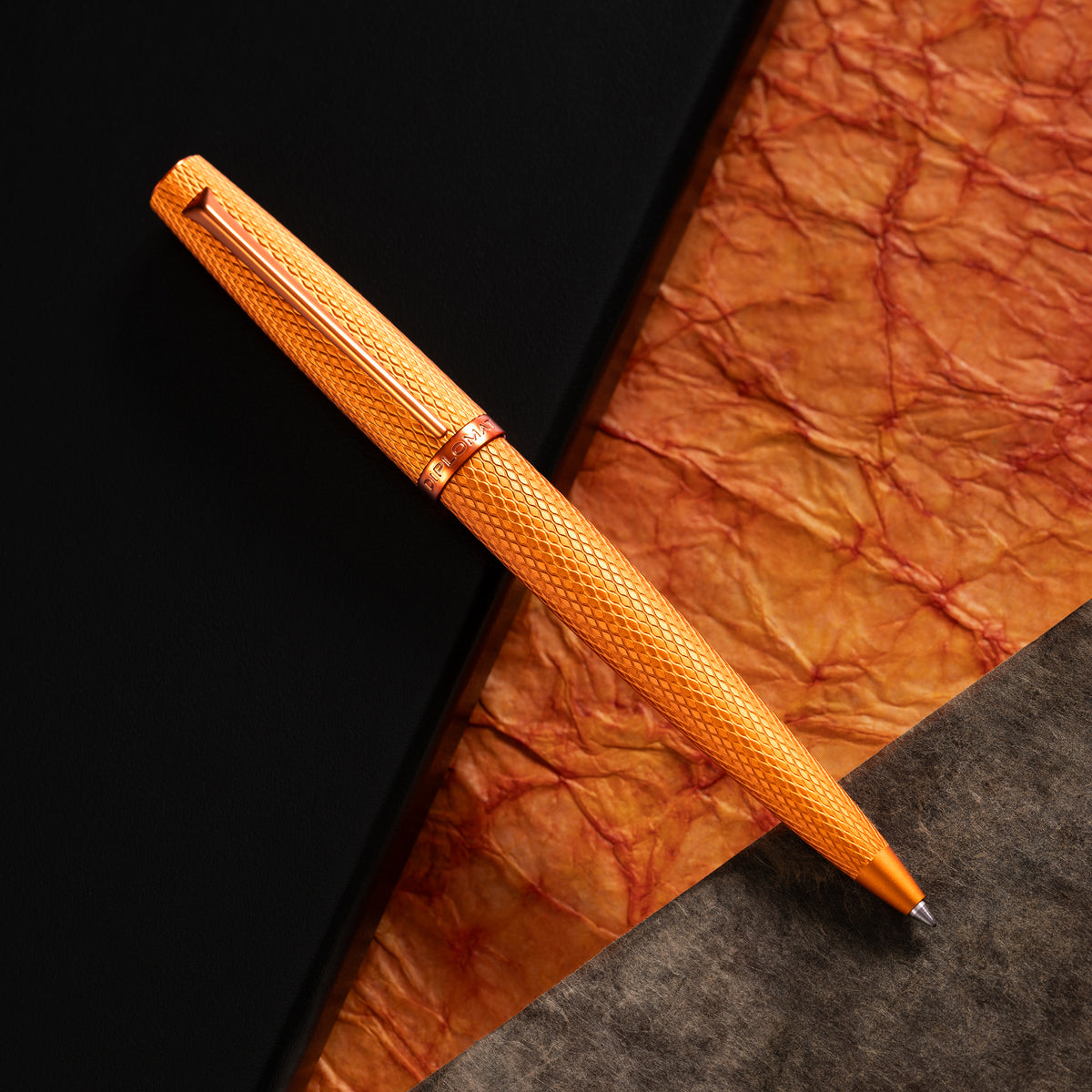 Diplomat Viper Ballpoint Pen - Orange - Pen Boutique Ltd