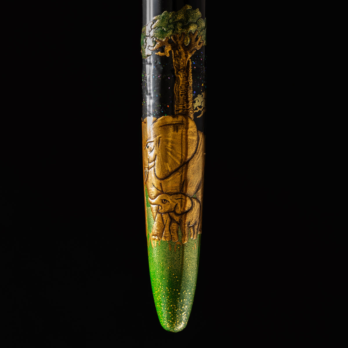 Sailor Bespoke Fountain Pen - King of Pens - Elephant in the Moonlight (Limited Edition) - Pen Boutique Ltd