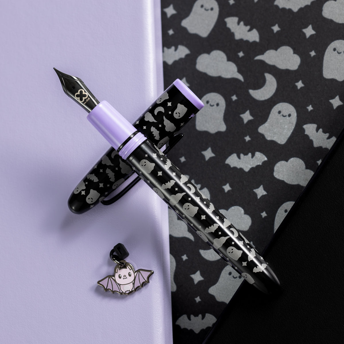 Esterbrook x Sweet Kawaii Design Estie Fountain Pen - Sweetly Haunted Black-Pen Boutique Ltd