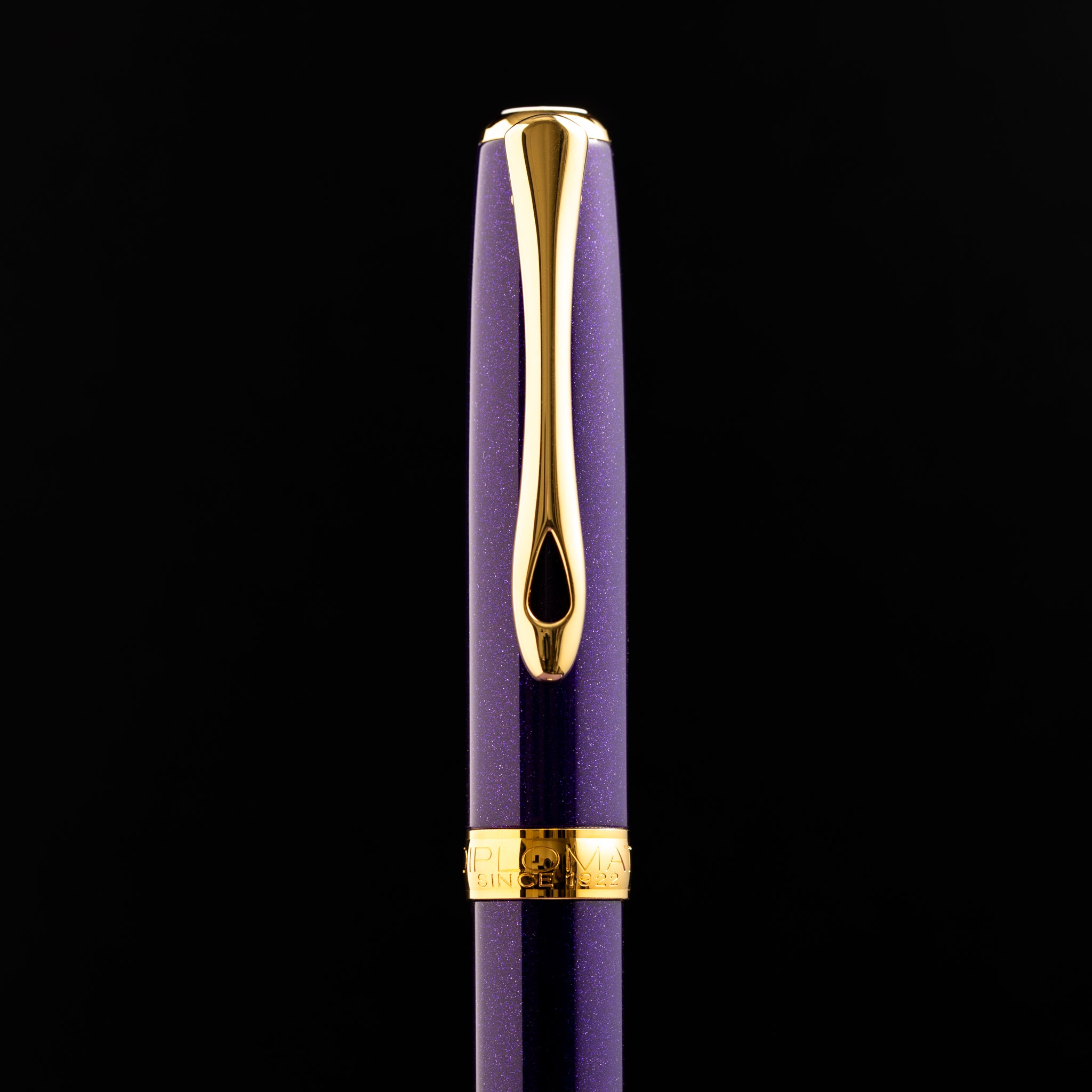 Diplomat Excellence A2 Ballpoint Pen - Violet Rain - Pen Boutique Ltd