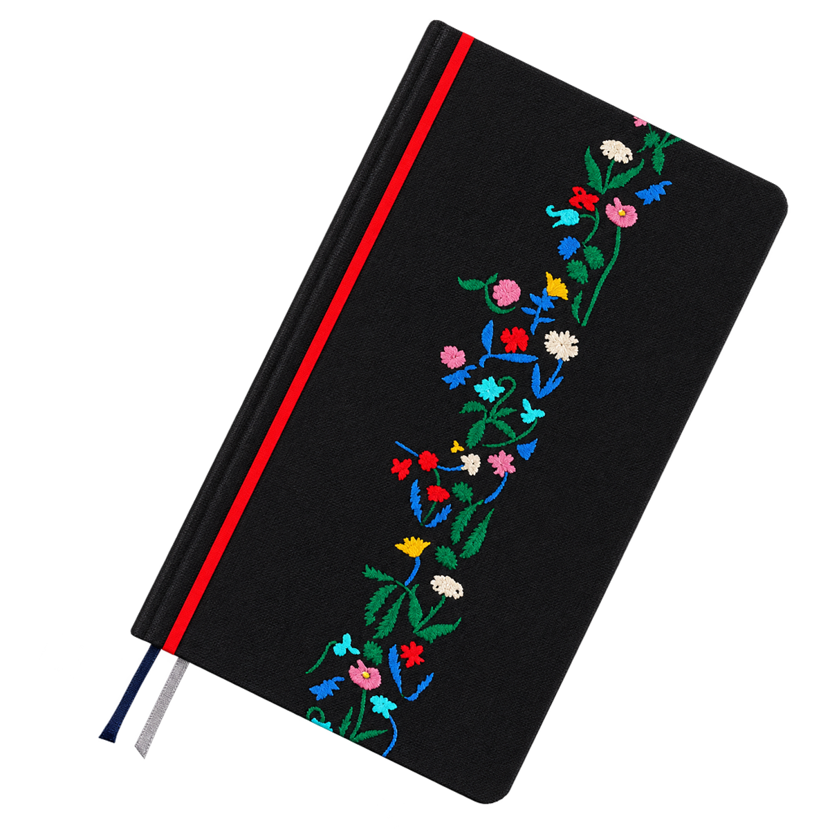 Hobonichi 2027 Light Hard Cover English Book - Yoshie Watanabe: Petit Bloom - Tall & Slim (Weeks - January Start)-Pen Boutique Ltd