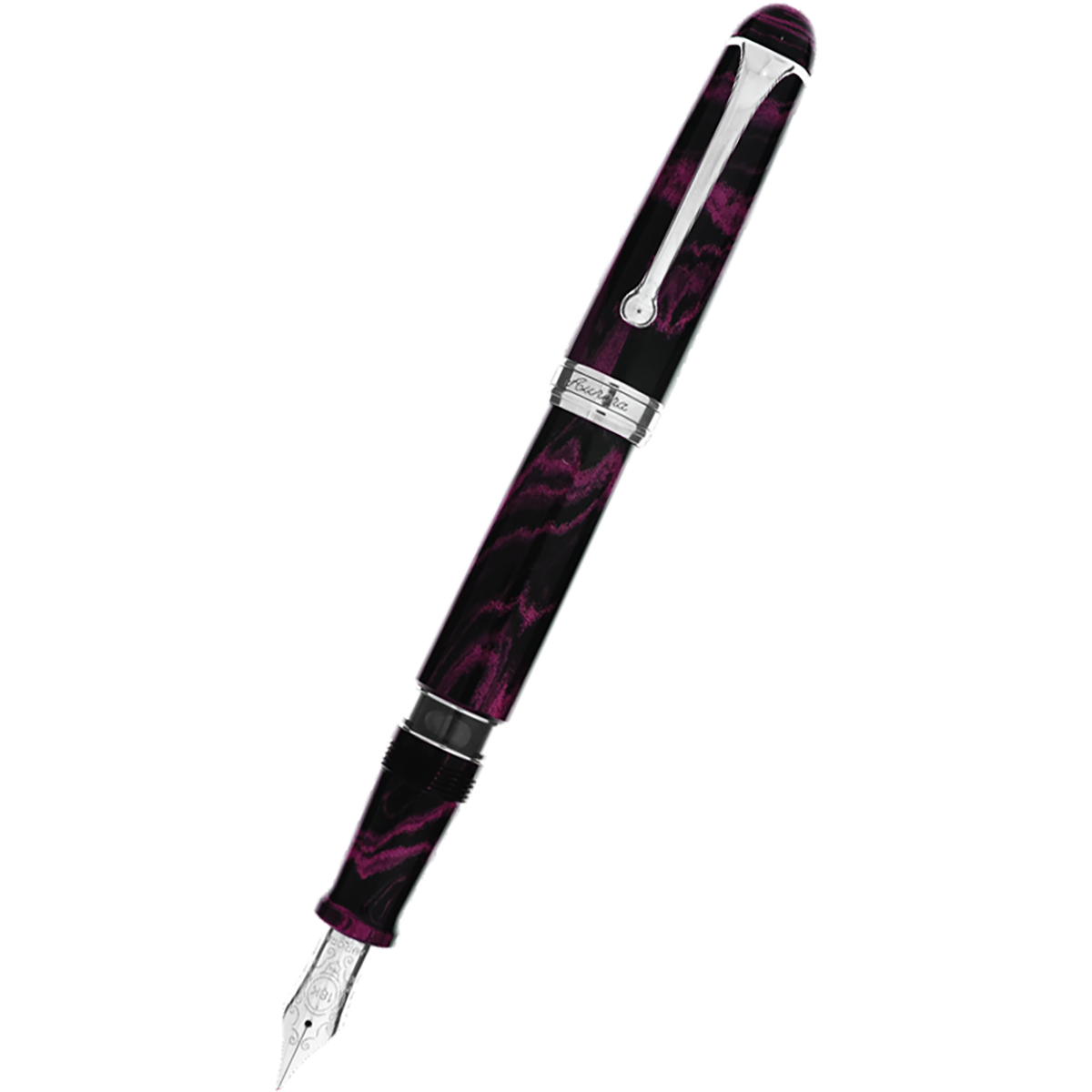 Aurora 88 Fountain Pen - Ebonite Magenta (Limited Edition)-Pen Boutique Ltd