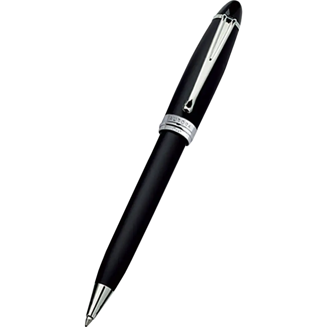 Aurora Ipsilon Ballpoint Pen - Satin Black-Pen Boutique Ltd