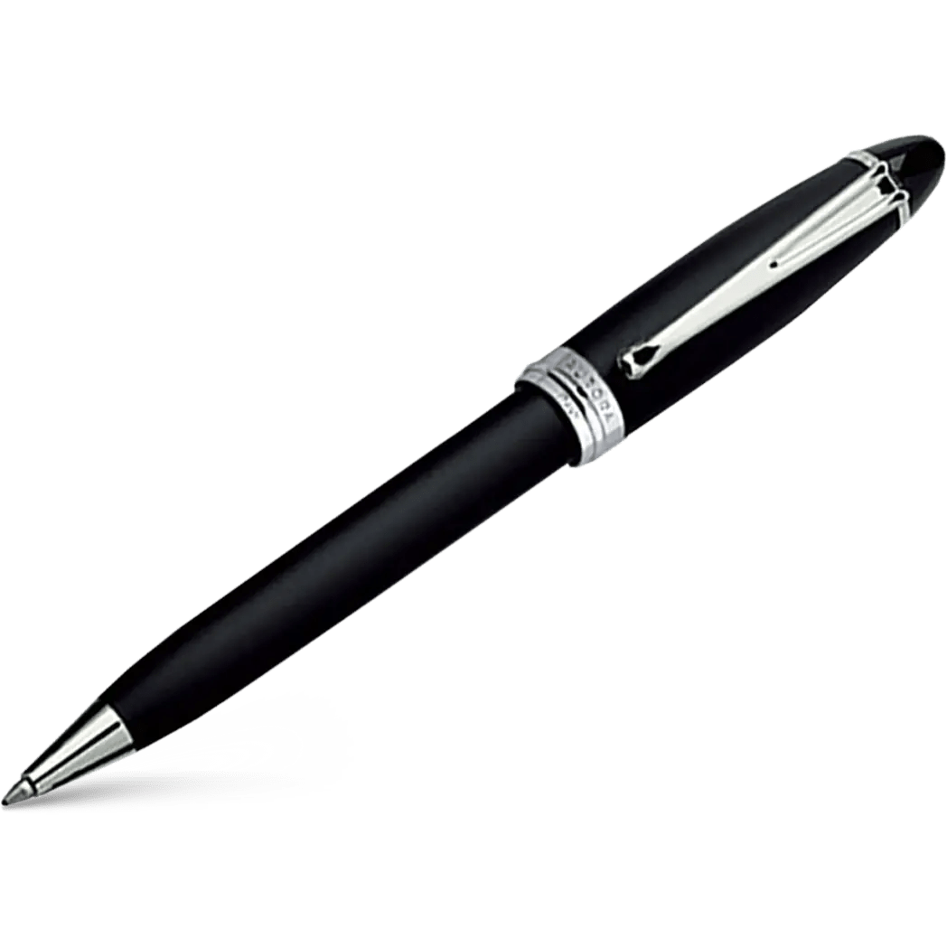 Aurora Ipsilon Ballpoint Pen - Satin Black - Pen Boutique Ltd