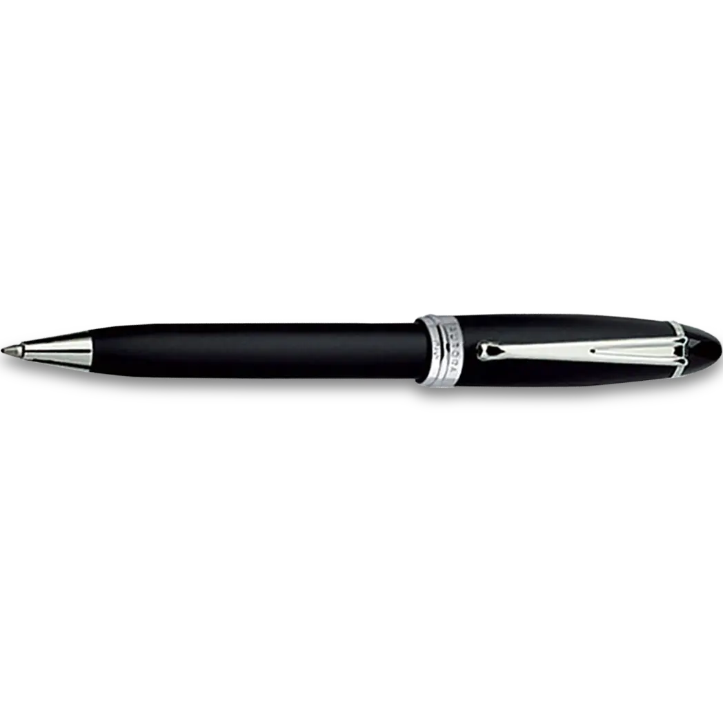 Aurora Ipsilon Ballpoint Pen - Satin Black-Pen Boutique Ltd