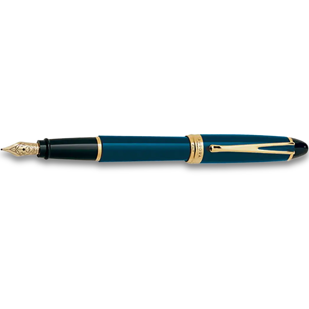 Aurora Ipsilon Deluxe Fountain Pen - Blue - 14K Gold Nib-Pen Boutique Ltd